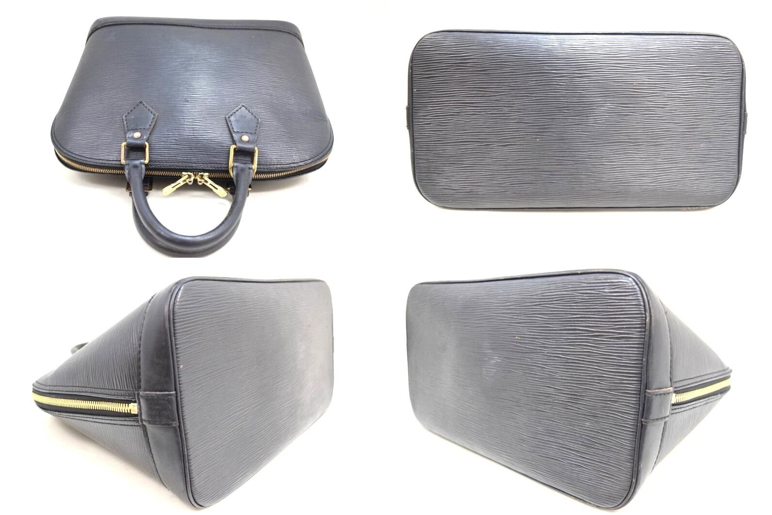Louis Vuitton Louis Vuitton Alma Epi Leather Black Handbag M52142 Size ONE SIZE - 6 Thumbnail