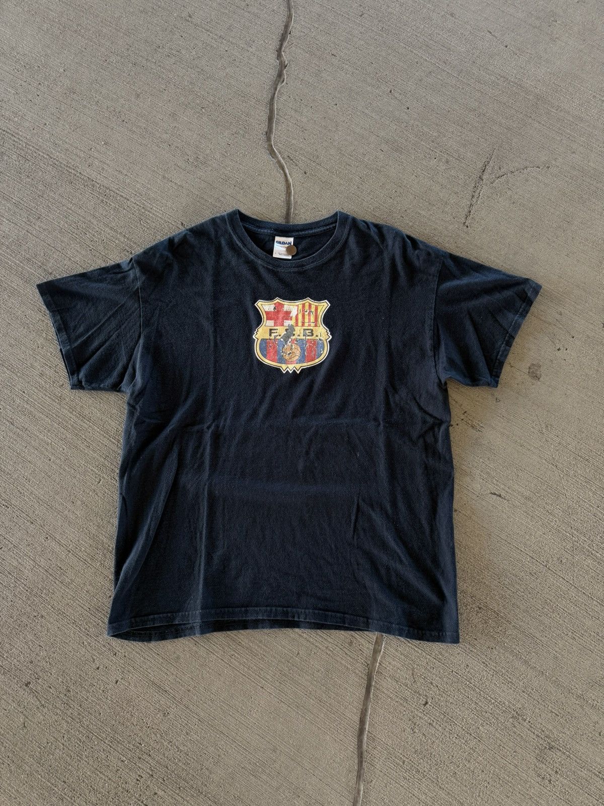 Japanese Brand CRAZY VINTAGE 2000S FC BARCELONA SOCCER FUTBOL T SHIRT Size US L / EU 52-54 / 3 - 2 Thumbnail