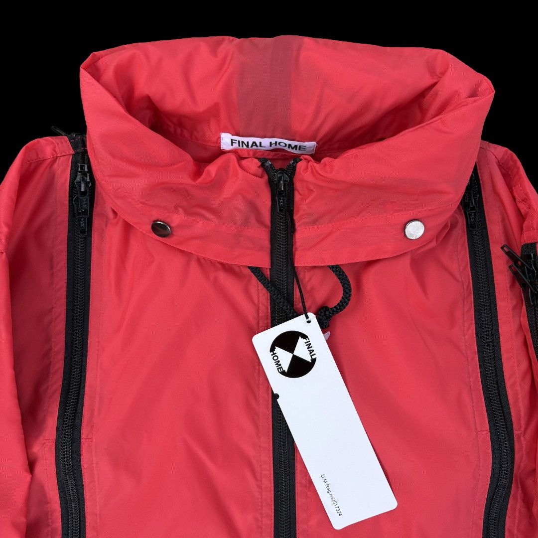 Final Home FINAL HOME | Rare Archive Multi-Zipper Survival Jacket Red Size US XXS / EU 40 - 7 Thumbnail
