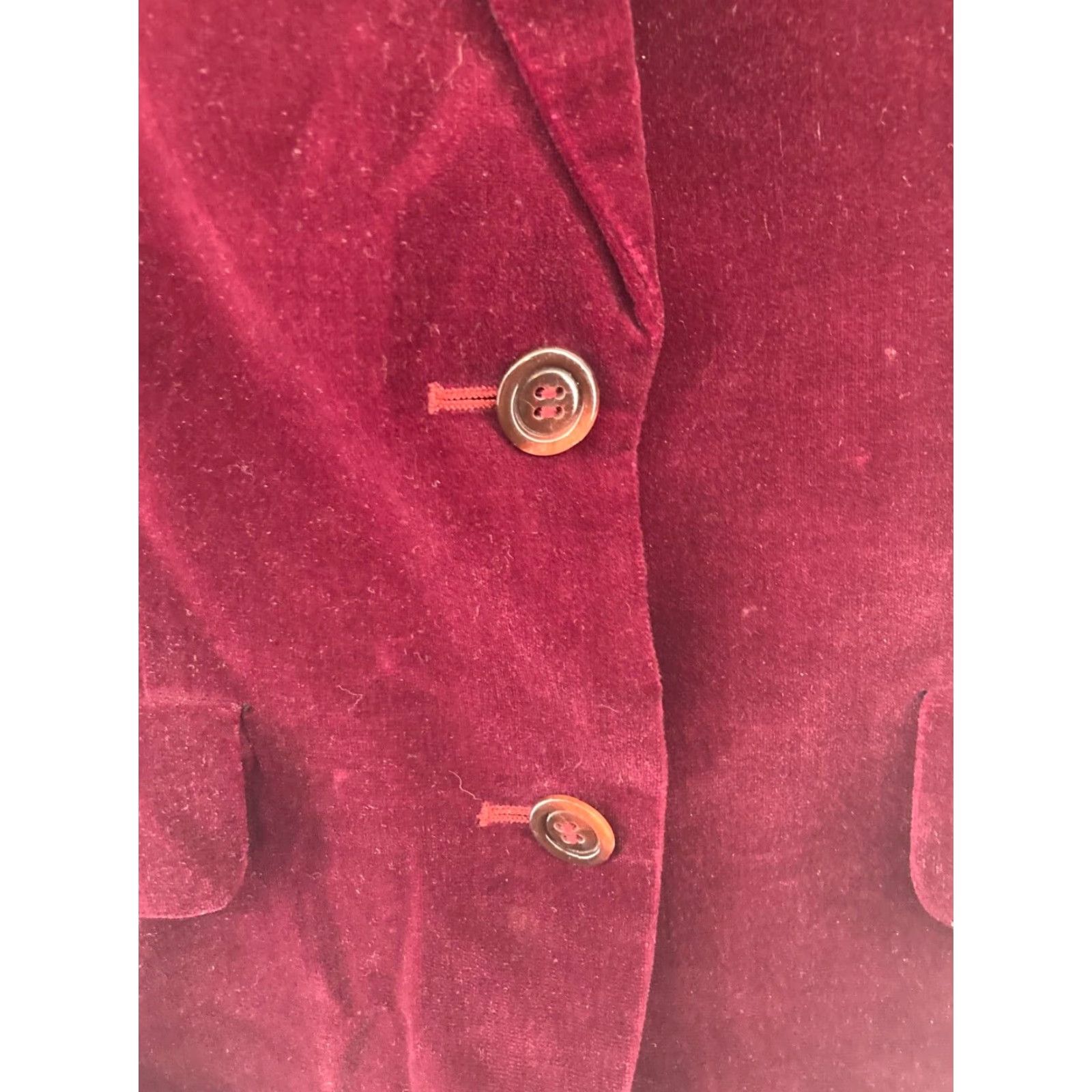 Vintage VINTAGE FL Things Womens Sport Jacket 9 Red Berry Work 80s 90s Size M / US 6-8 / IT 42-44 - 7 Thumbnail