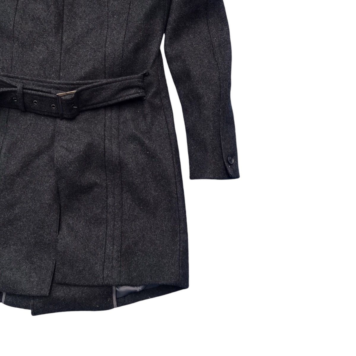 Schlussel Avant Garde Schlussel Double Breasted Wool Coat Size S / US 4 / IT 40 - 16 Thumbnail