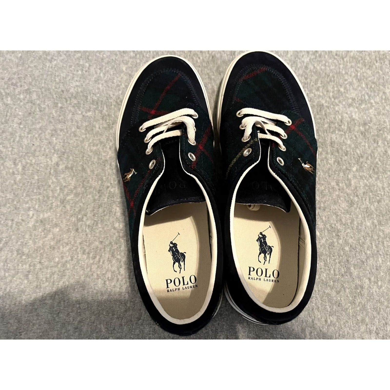 Polo Ralph Lauren Polo Ralph Lauren Faxon X Plaid Leather Pony Shoes Mens Size 10 US Sneaker Multicolor Leather & Textile Plaid New Size US M / EU 48-50 / 2 - 6 Thumbnail