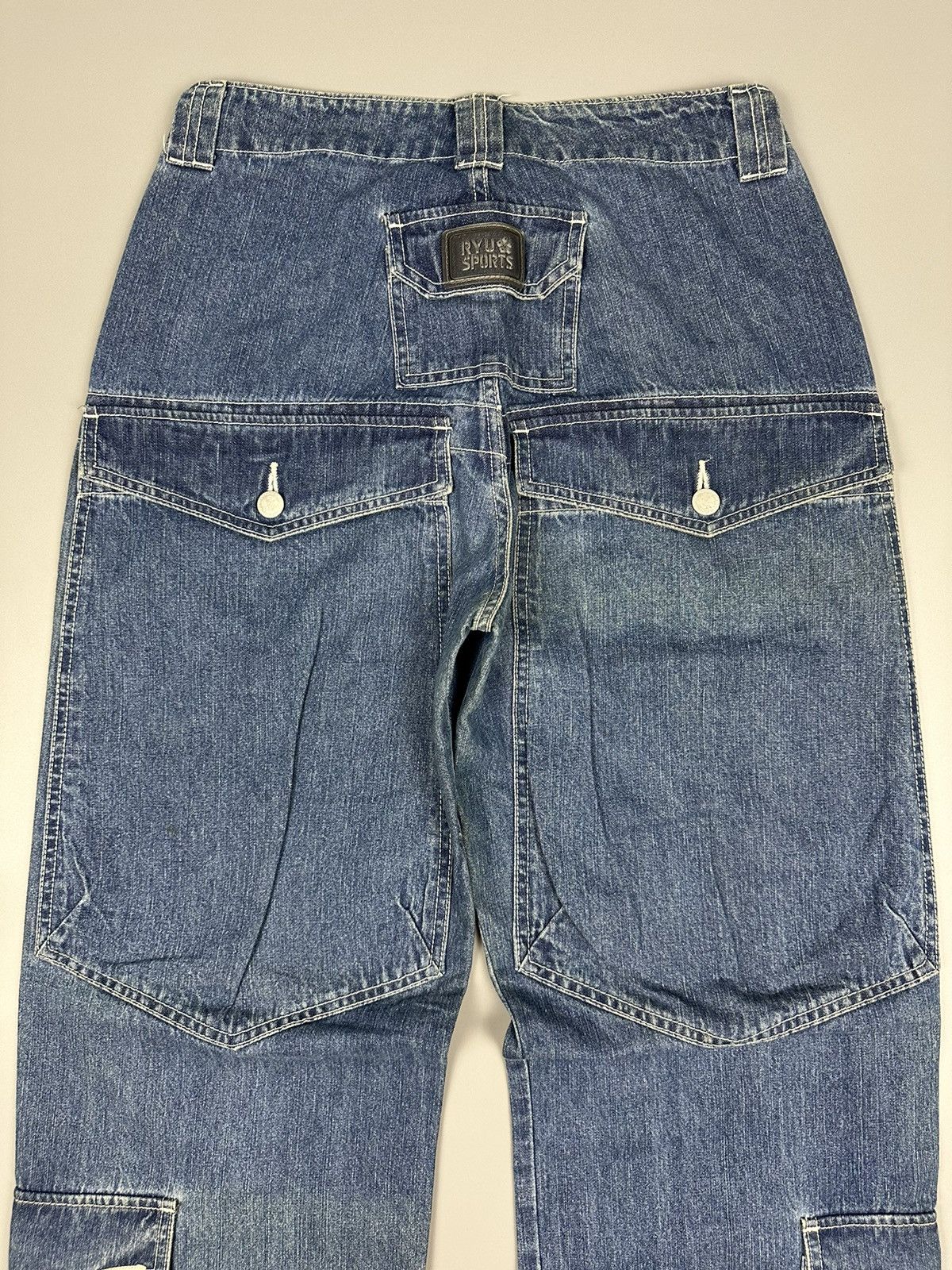 Japanese Brand Japanese Baggy Ryu Sport Big Pocket Jeasn Size US 28 / EU 44 - 6 Thumbnail