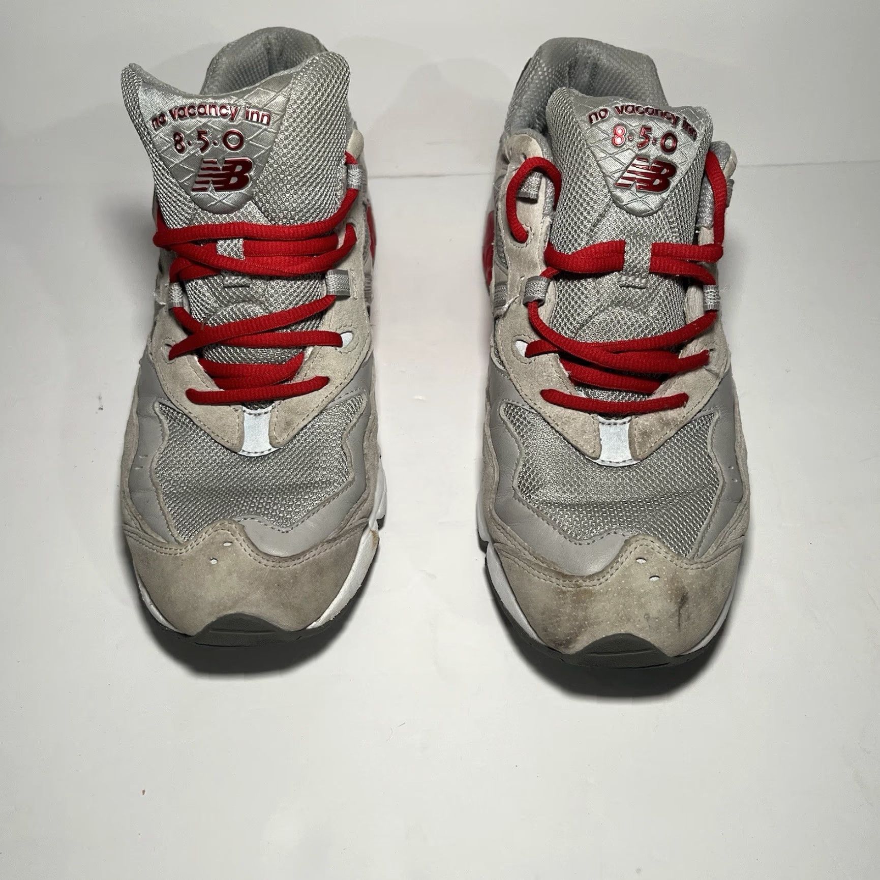New Balance New Balance No Vacancy Inn x 850 Grey Red Size 12 No Insoles Size US 12 / EU 45 - 2 Thumbnail