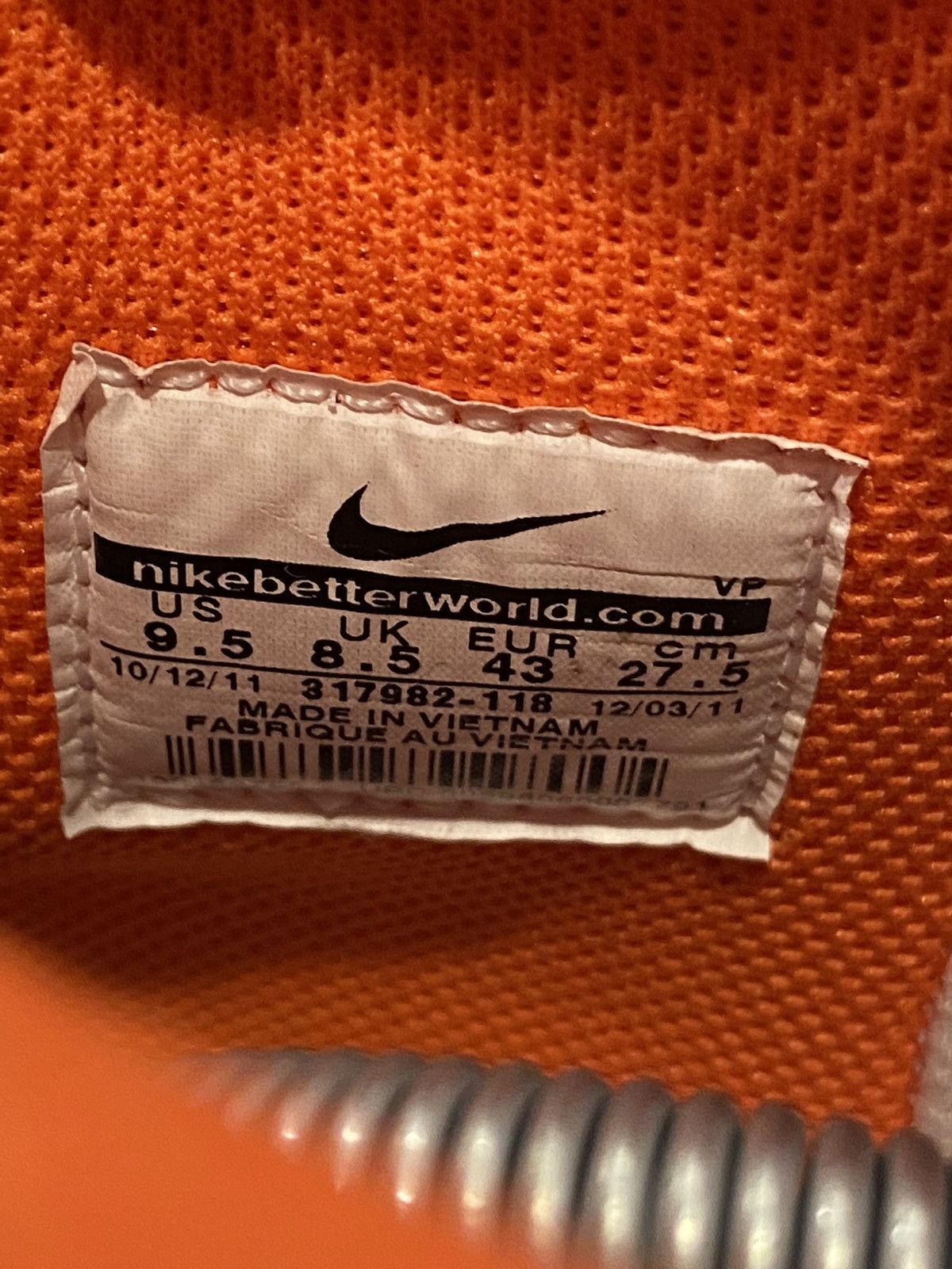 Nike Nike Dunk High Sail Pack ‘Syracuse’ 2011 Size US 9.5 / EU 42-43 - 7 Thumbnail