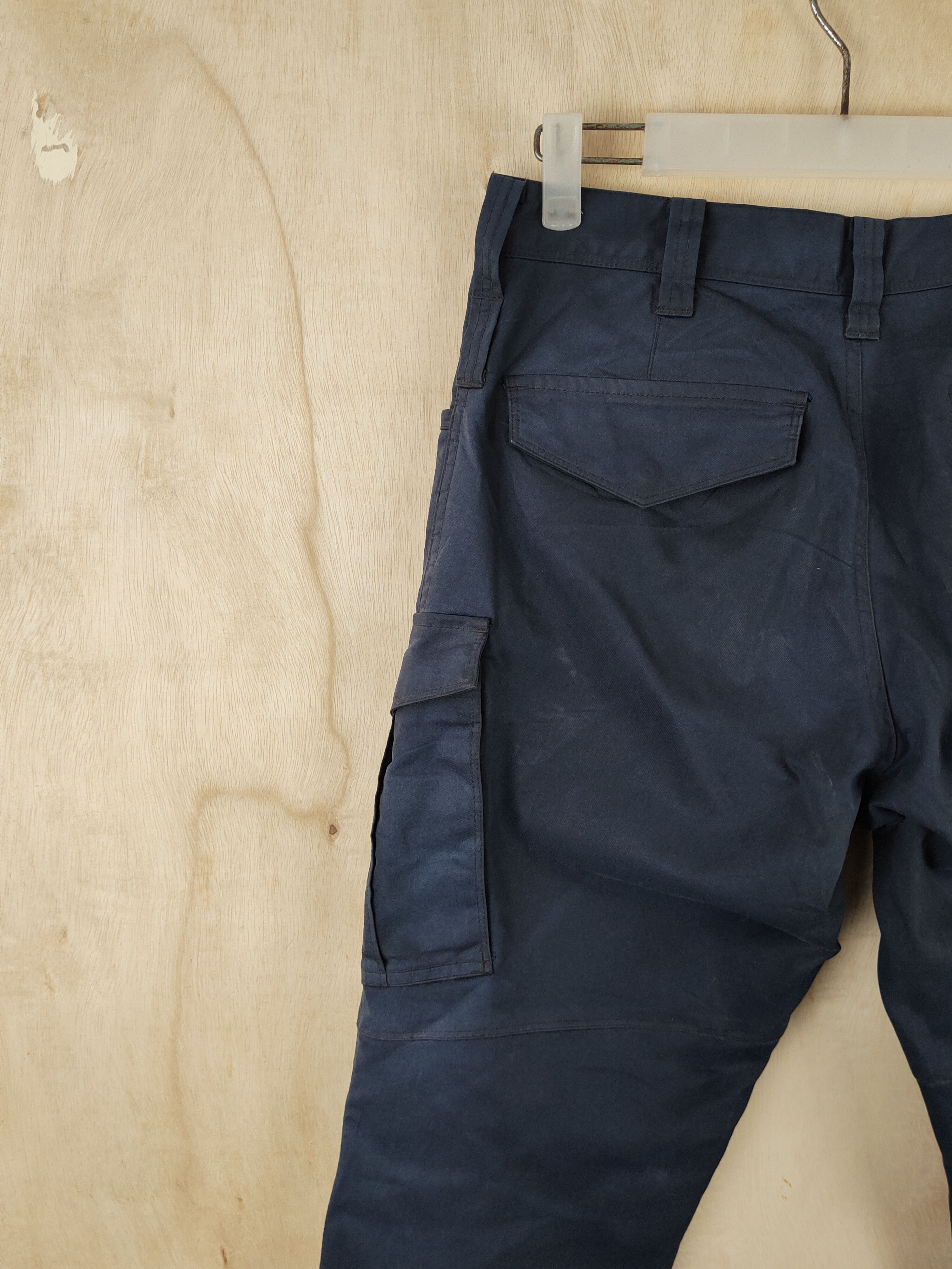 Japanese Brand Burtle Dark Blue Multipocket Tactical Cargo Pants #S2487 Size US 30 / EU 46 - 9 Thumbnail