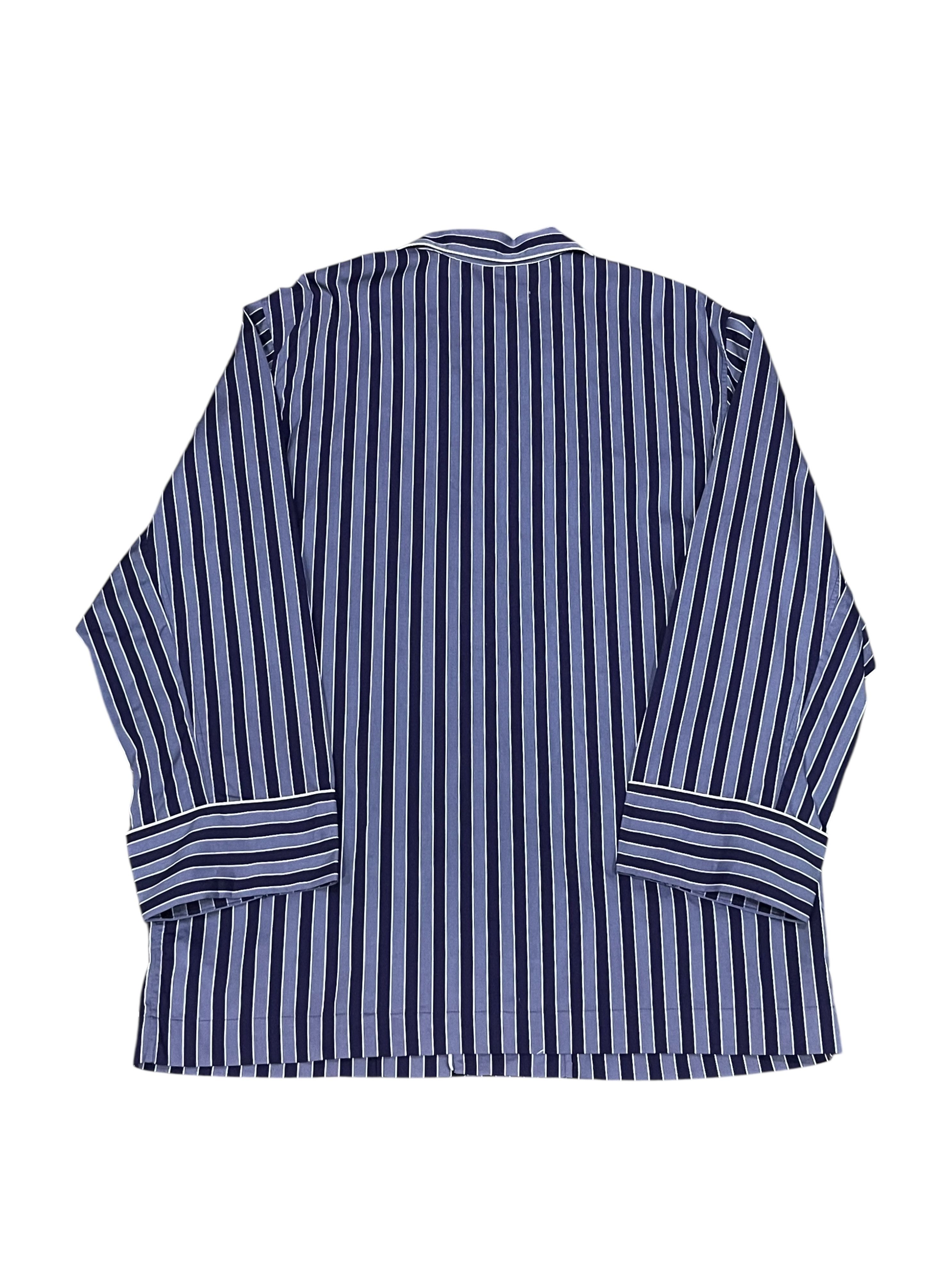 Yves Saint Laurent VERYRARE🔥Vintage YSL Stripe Pajama Set Big Logo Embroidery Size US M / EU 48-50 / 2 - 6 Thumbnail