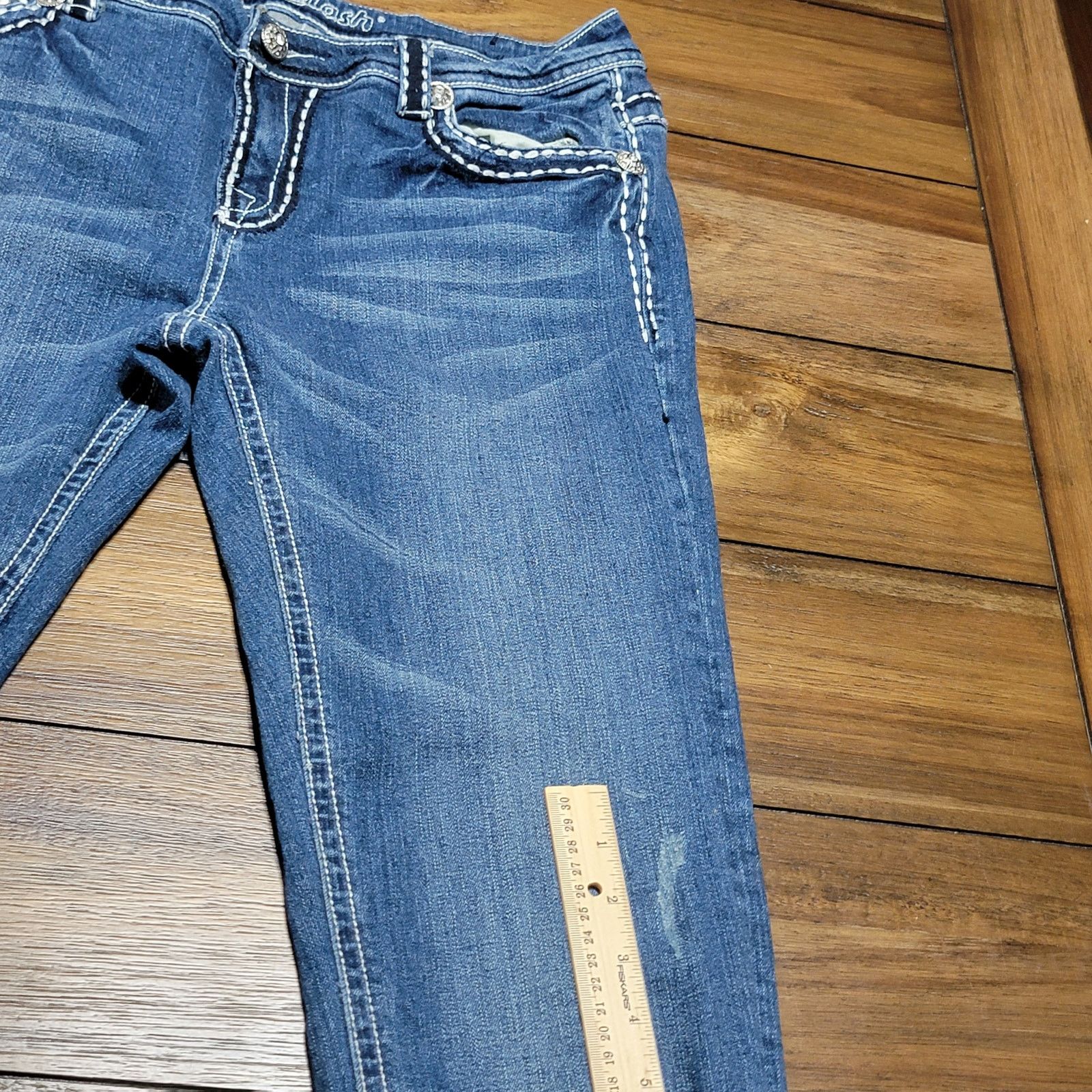 Other Clash Premium Denim Straight Jeans - Size 13 Size 32" / US 10 / IT 46 - 10 Thumbnail