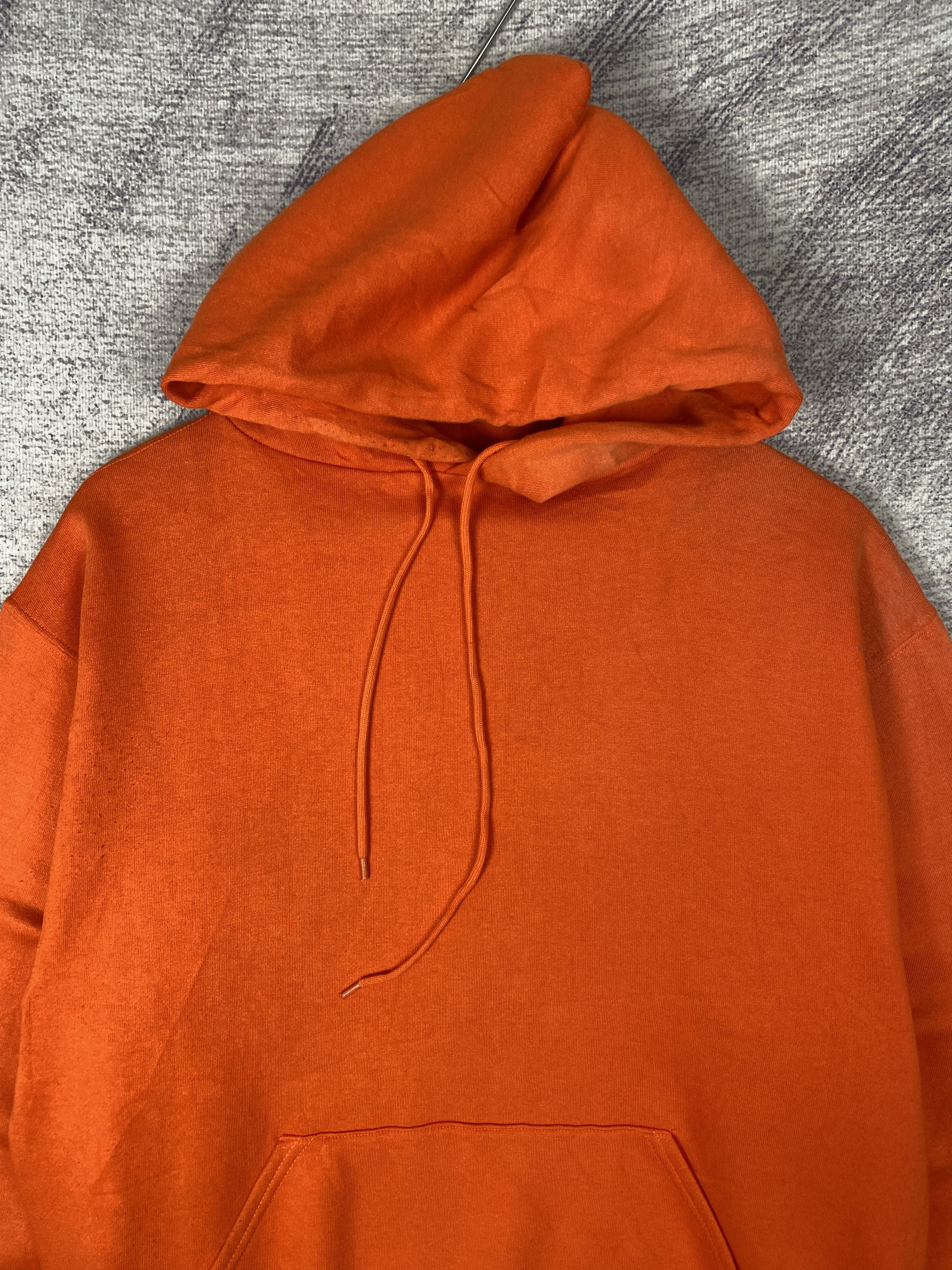 Russell Athletic Vintage Russell Athletic Orange Long Sleeve Hoodies Size US L / EU 52-54 / 3 - 2 Thumbnail