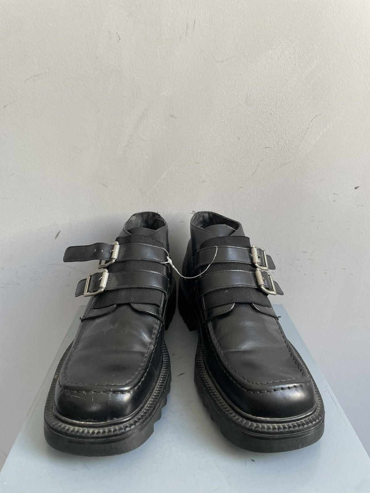 Harley Davidson Rubber platform boots y2k opium New Rock style hype Size US 10 / EU 43 - 4 Thumbnail