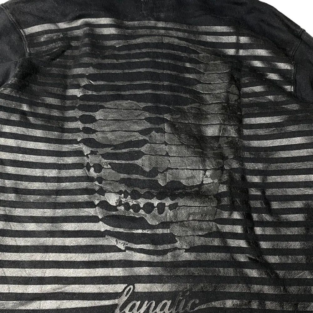 Japanese Brand Stooge & Co Skull Linen Zip Hoodie Size US S / EU 44-46 / 1 - 6 Thumbnail