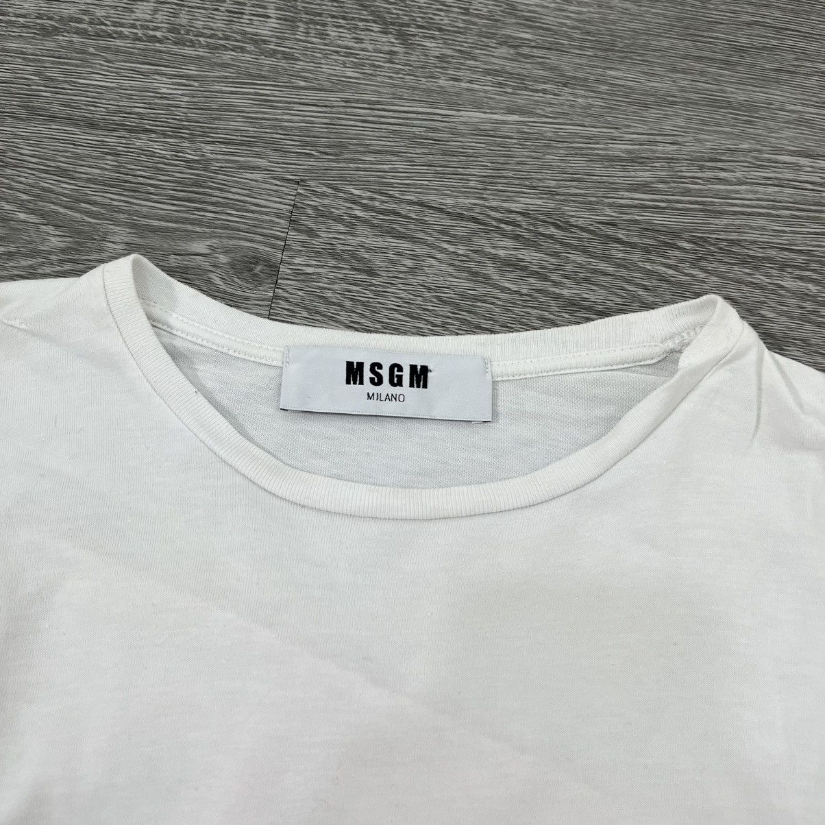 MSGM MSGM Milano Inserti a Balze Tee Luxury Brand Size S / US 4 / IT 40 - 2 Thumbnail