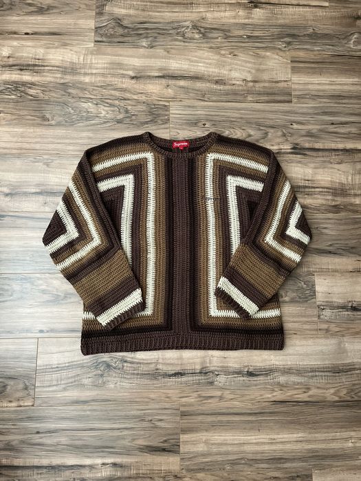 Supreme Supreme Hand Crocheted Sweater | Grailed