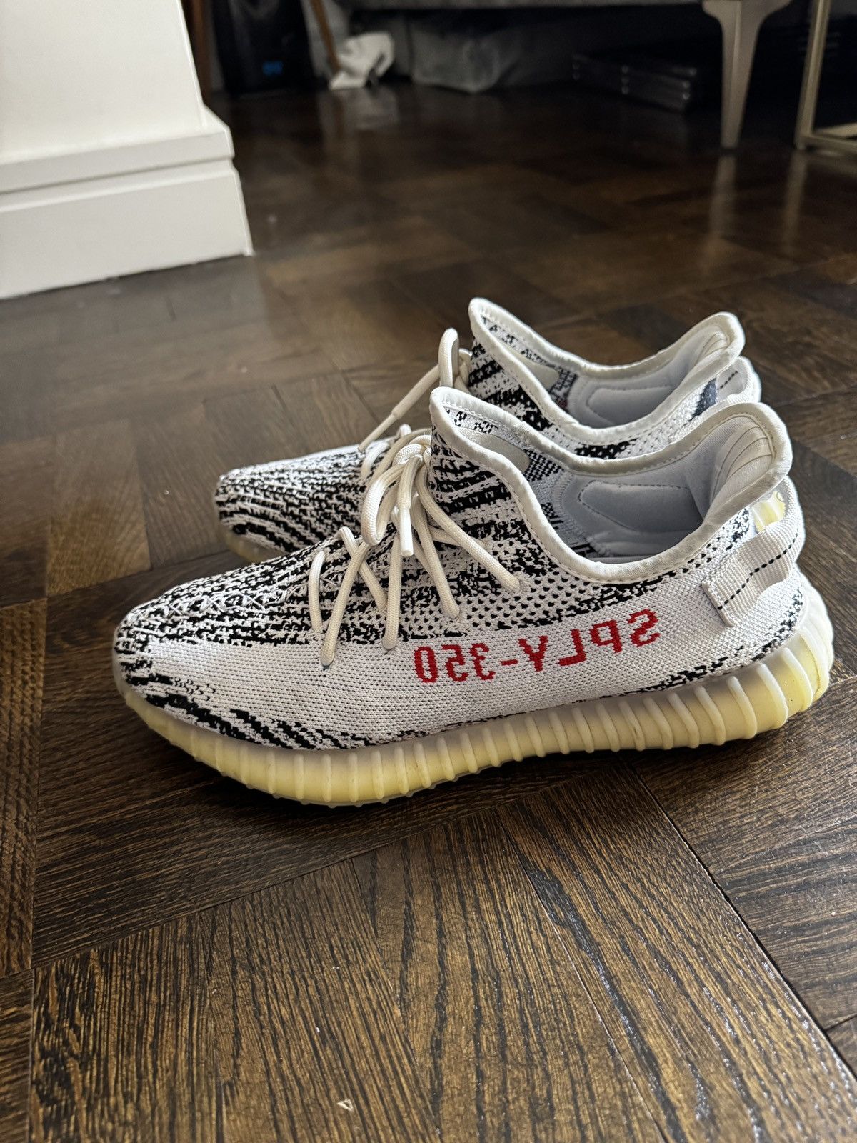 Yeezy Yeezy Boost 350 Zebra Size US 9.5 / EU 42-43 - 2 Thumbnail