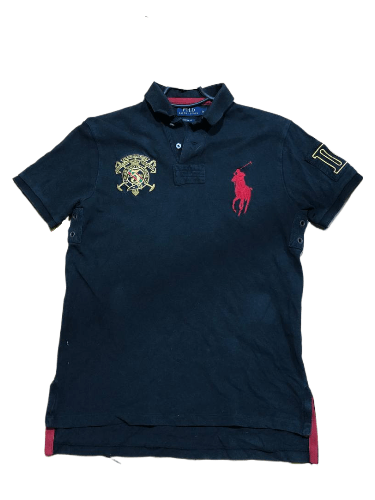 Polo Ralph Lauren Vintage Polo Ralph Lauren Custom Fit Polo Size M Size US M / EU 48-50 / 2 - 1 Thumbnail