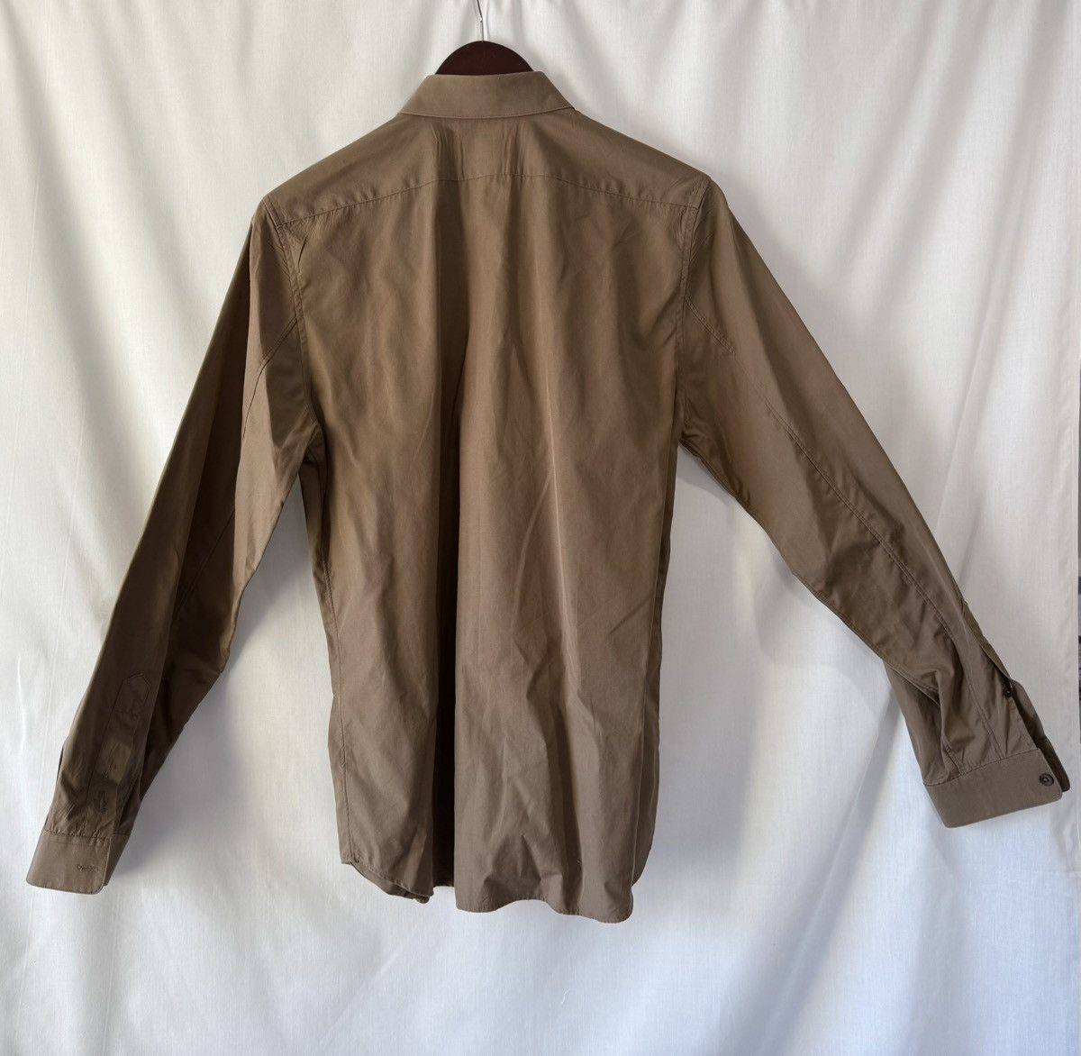 Lacoste Lacoste Live Shirt Brown Size 40L - 10 Thumbnail
