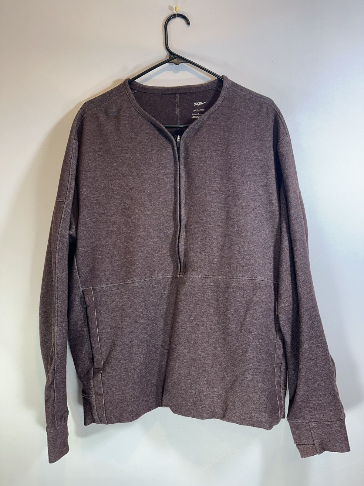 Nike Nike Yoga Pullover Halfzip Sweater Crewneck Large, Read Disc Size US L / EU 52-54 / 3 - 1 Thumbnail
