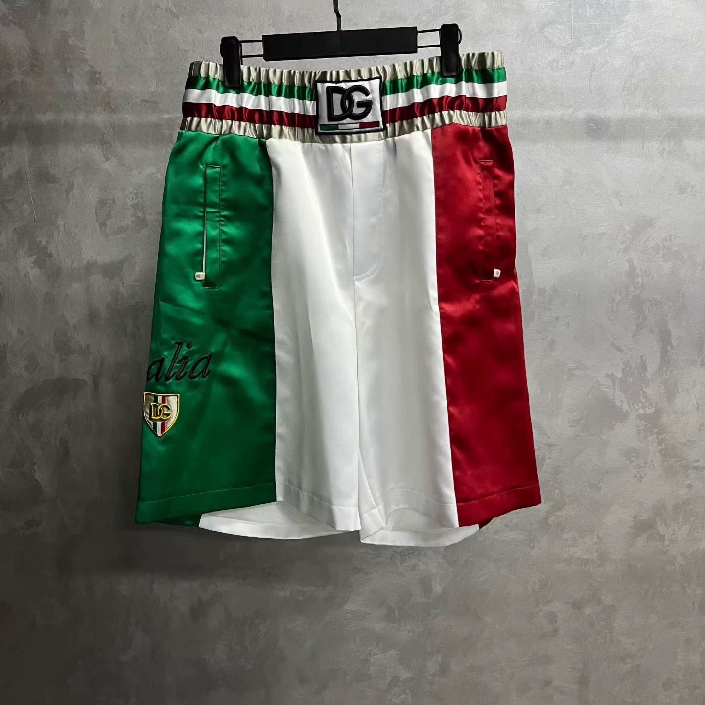 Dolce & Gabbana Dolce&Gabbana multicolor colorblock stripe short 48 Size US 32 / EU 48 - 1 Thumbnail