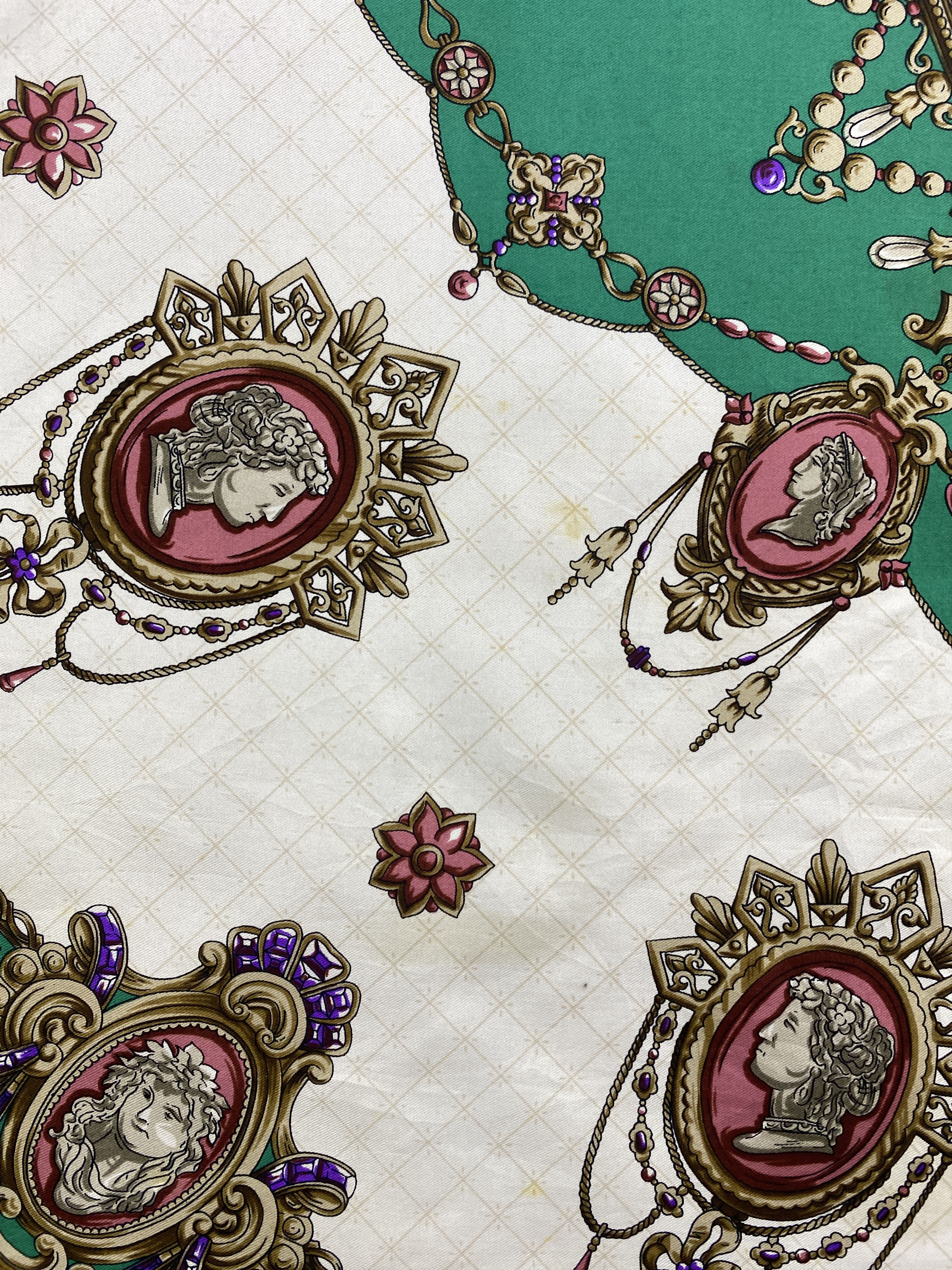 Carven Vintage Carven Paris Silk Scarf / Babushka SN0141 Size ONE SIZE - 6 Thumbnail