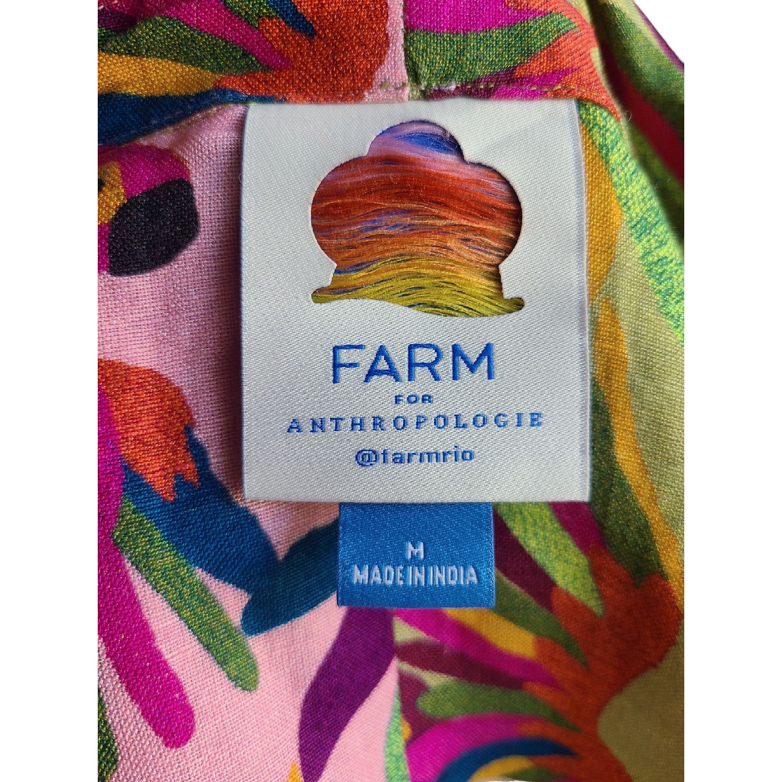 Farm Rio Farm Rio Anthropologie Printed Surf Shirt Size Medium Size M / US 6-8 / IT 42-44 - 11 Thumbnail