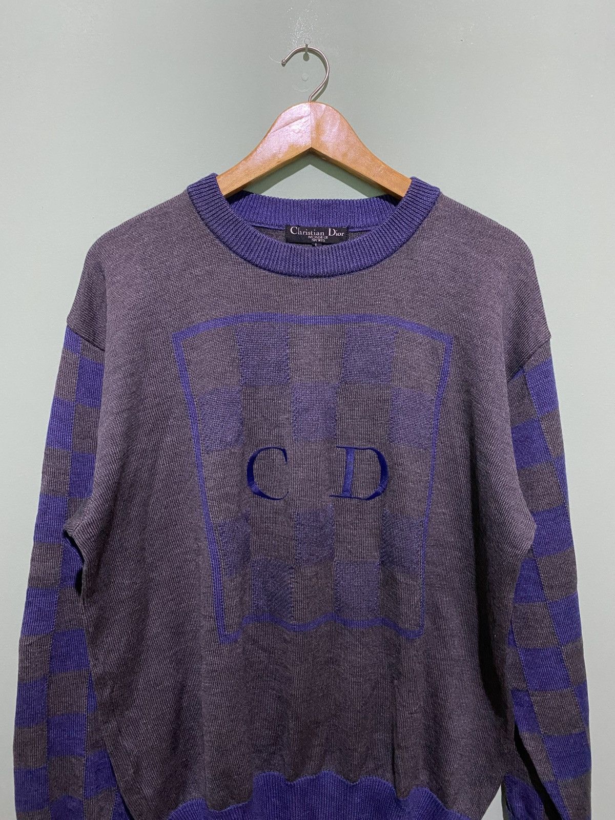 Christian Dior Monsieur VINTAGE JAPAN CHRISTIAN DIOR CD SWEATERS Size US L / EU 52-54 / 3 - 4 Thumbnail