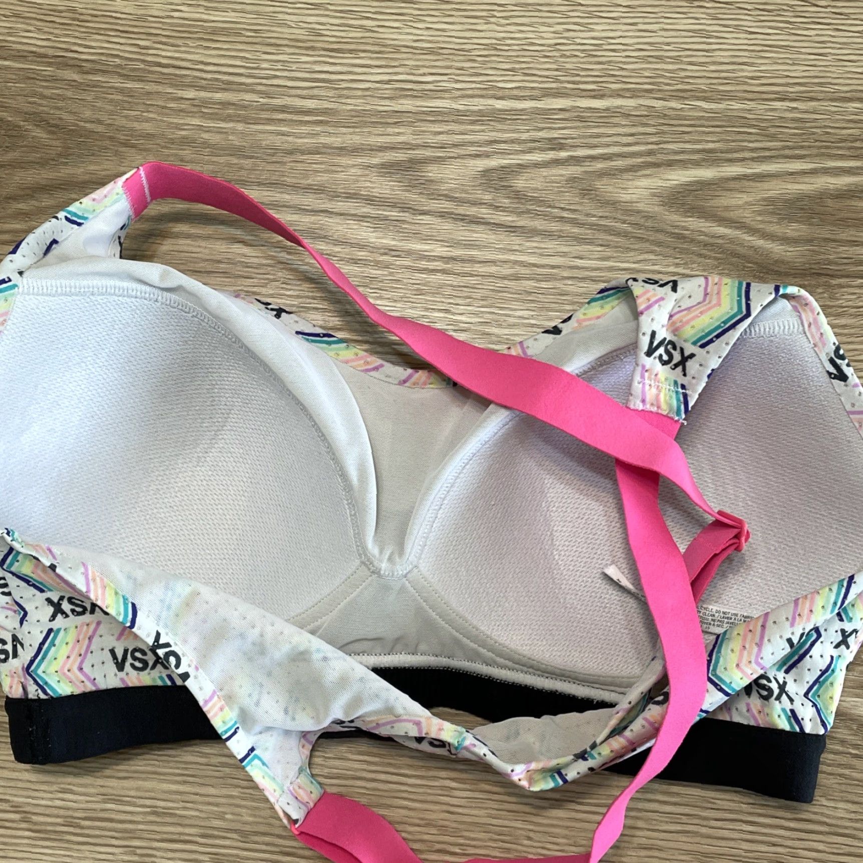 Victoria's Secret Victoria's Secret Sports Bra Women Activewear 34D Multicolor Victoria Sport Size ONE SIZE - 4 Thumbnail