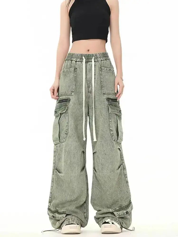 Japanese Brand Workwear large pockets vintage washed casual pants Size US 32 / EU 48 - 1 Thumbnail