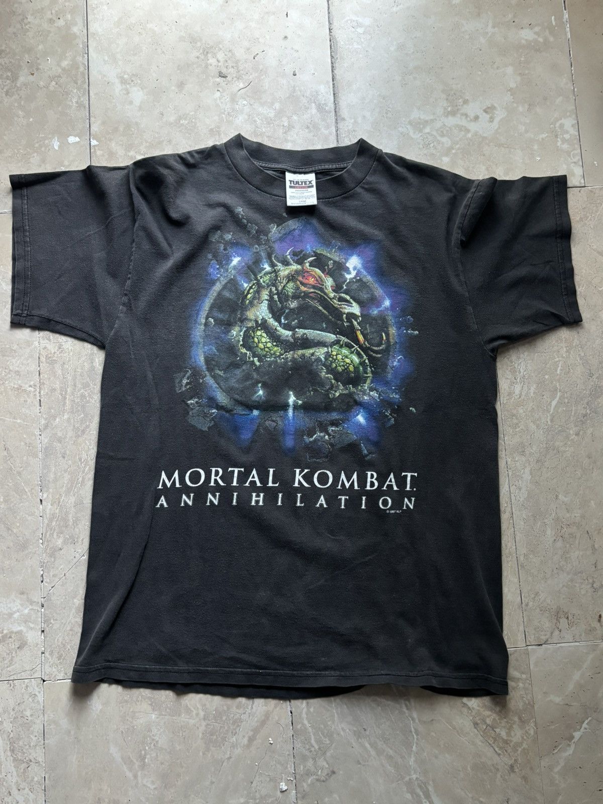 Vintage MORTAL KOMBAT ANNIHILATION VINTAGE 1997 TULTEX SHIRT Size US L / EU 52-54 / 3 - 1 Thumbnail