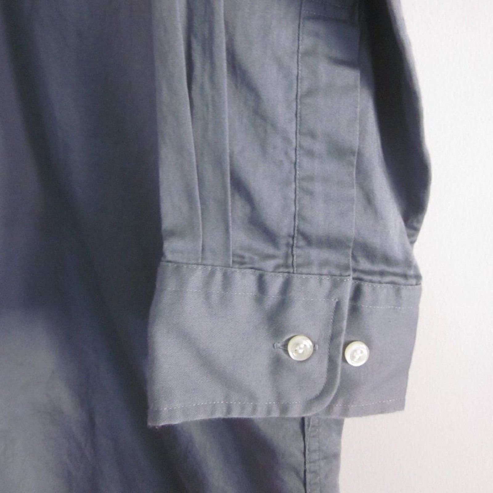 Hiroko Koshino Homme Hiroko Koshino Homme Men Steel Gray Shirt Size LL Fits Large Size US L / EU 52-54 / 3 - 5 Thumbnail