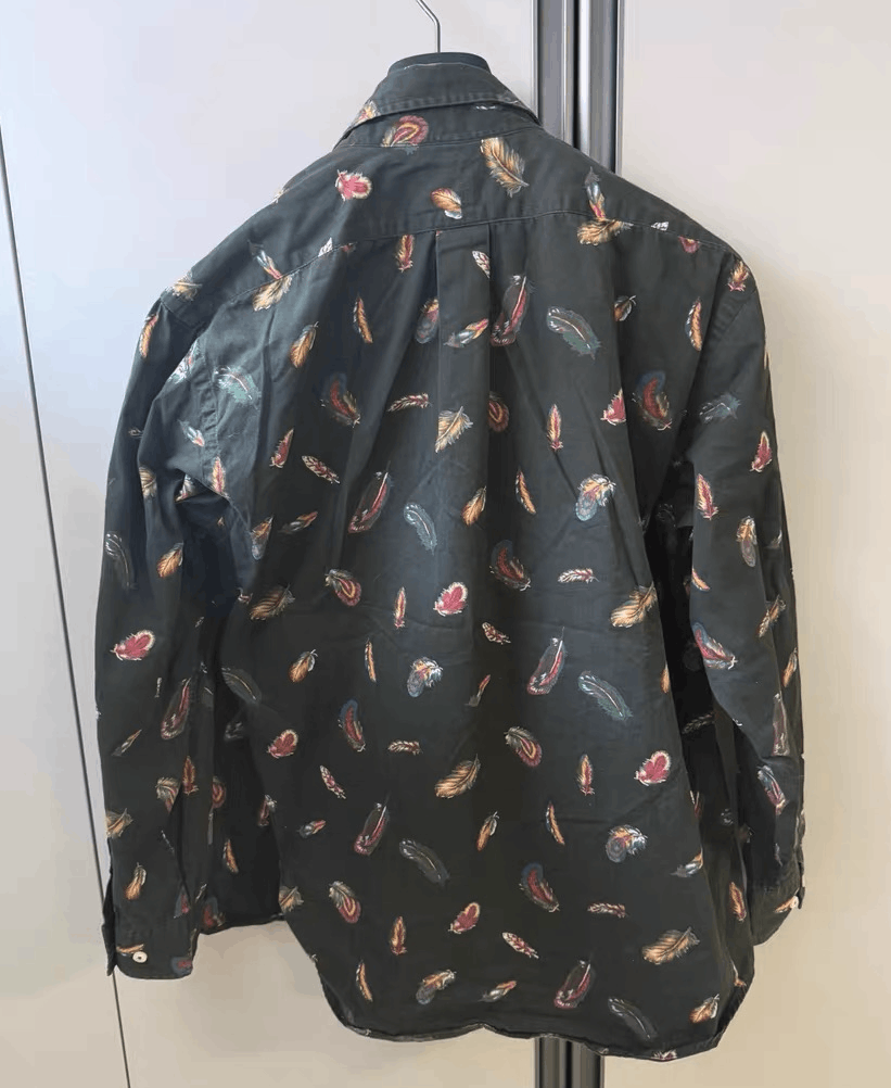 Ralph Lauren Ralph Lauren Feather-print pointed collar shirt Size US M / EU 48-50 / 2 - 2 Thumbnail