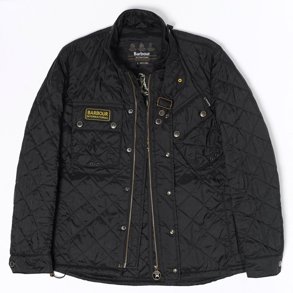 Barbour Barbour International Quilted Black Nylon Jacket Multipocket Size US S / EU 44-46 / 1 - 2 Thumbnail