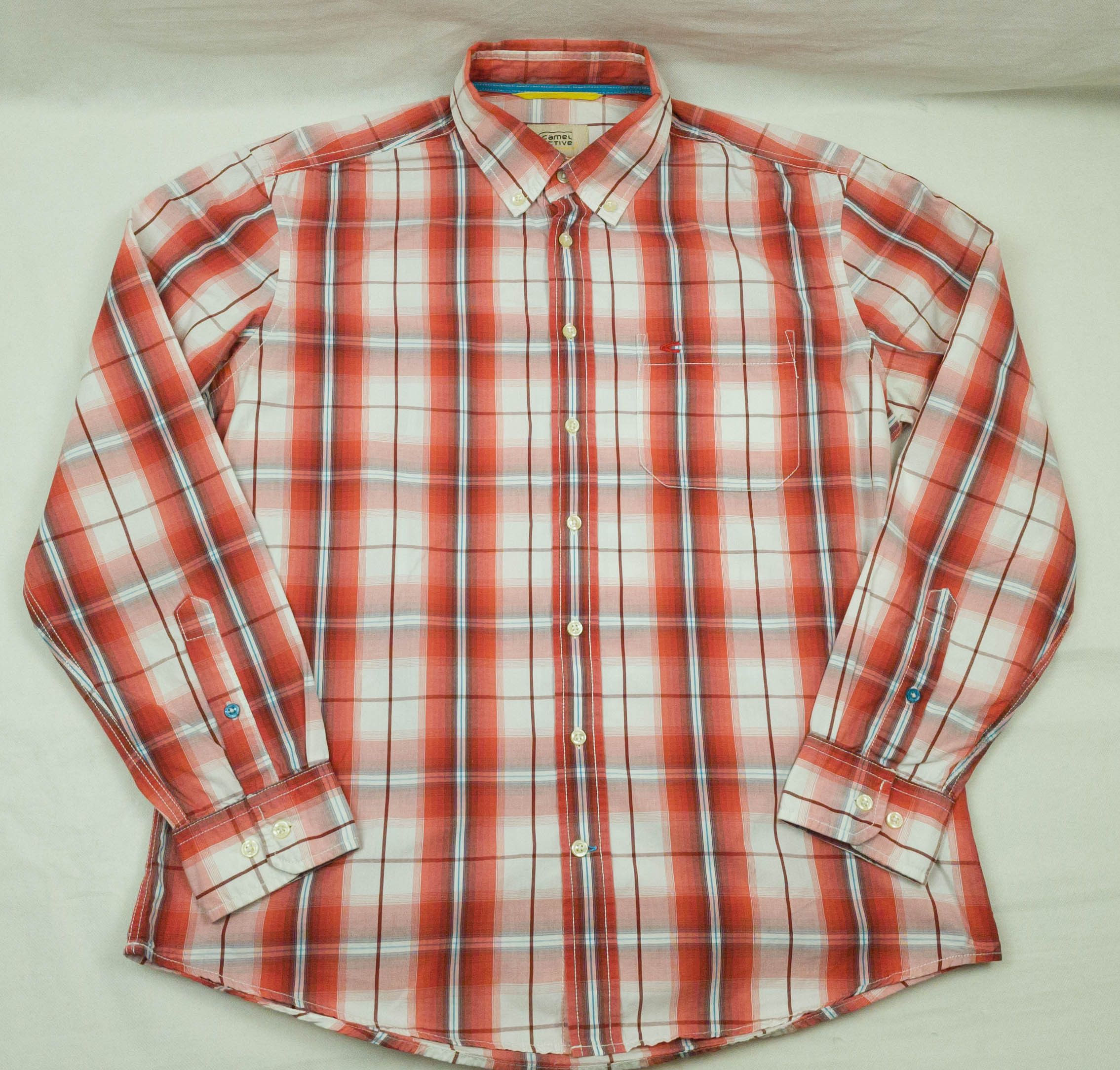 camel active MENS CAMEL ACTIVE SHIRT LONG SLEEVE COTTON SIZE L Size US L / EU 52-54 / 3 - 2 Thumbnail
