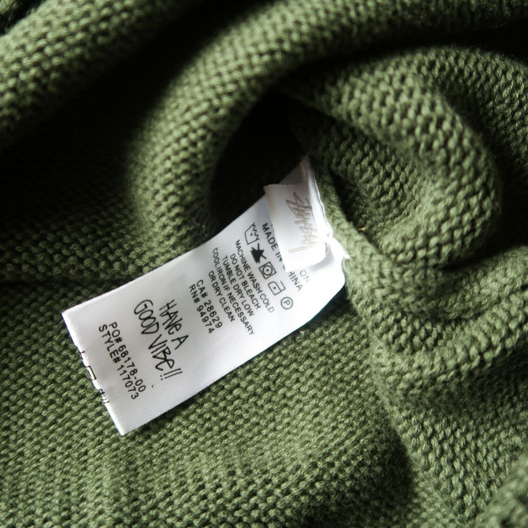 Stussy Stussy S Curly Green Sweater Size US M / EU 48-50 / 2 - 4 Thumbnail