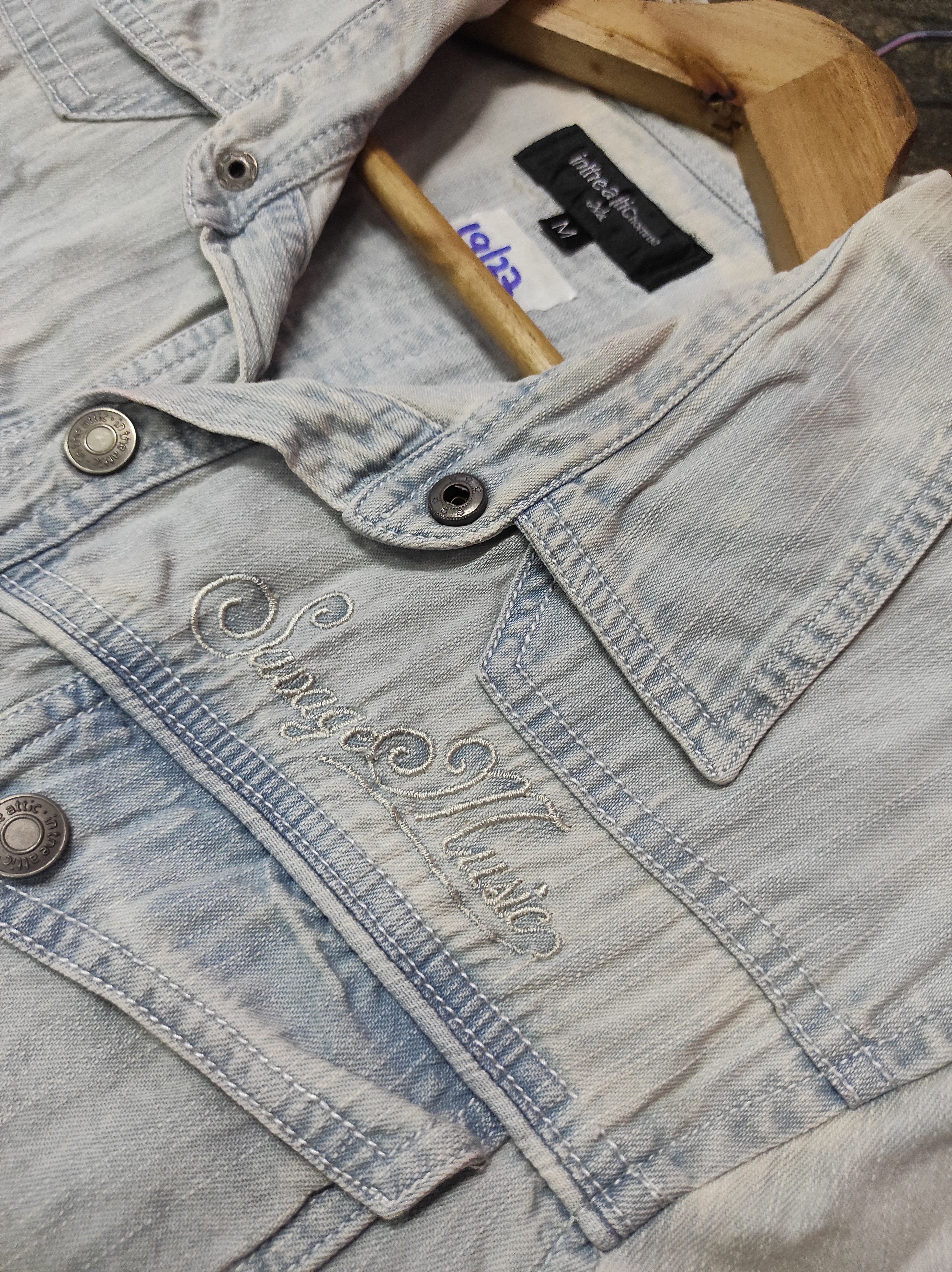 Hysteric Glamour × In The Attic IN THE ATTIC HOMME DENIM SHIRT Size M / US 6-8 / IT 42-44 - 3 Thumbnail
