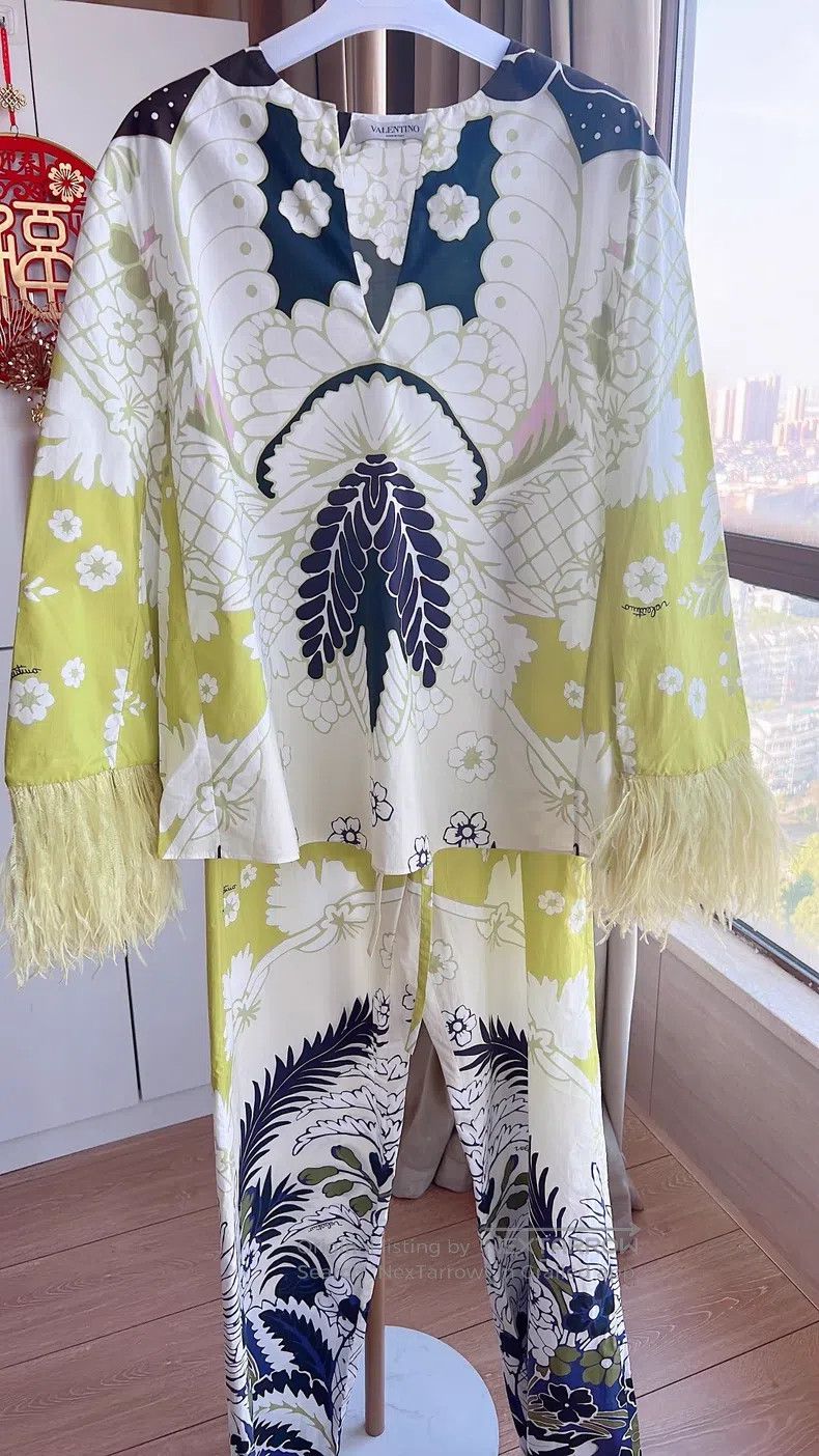Valentino Valentino Fringed sleeve set Size S / US 4 / IT 40 - 8 Thumbnail