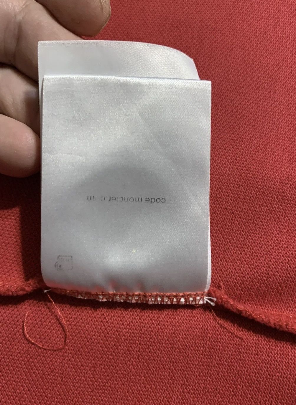 Moncler Moncler polo size M red Size US M / EU 48-50 / 2 - 10 Thumbnail