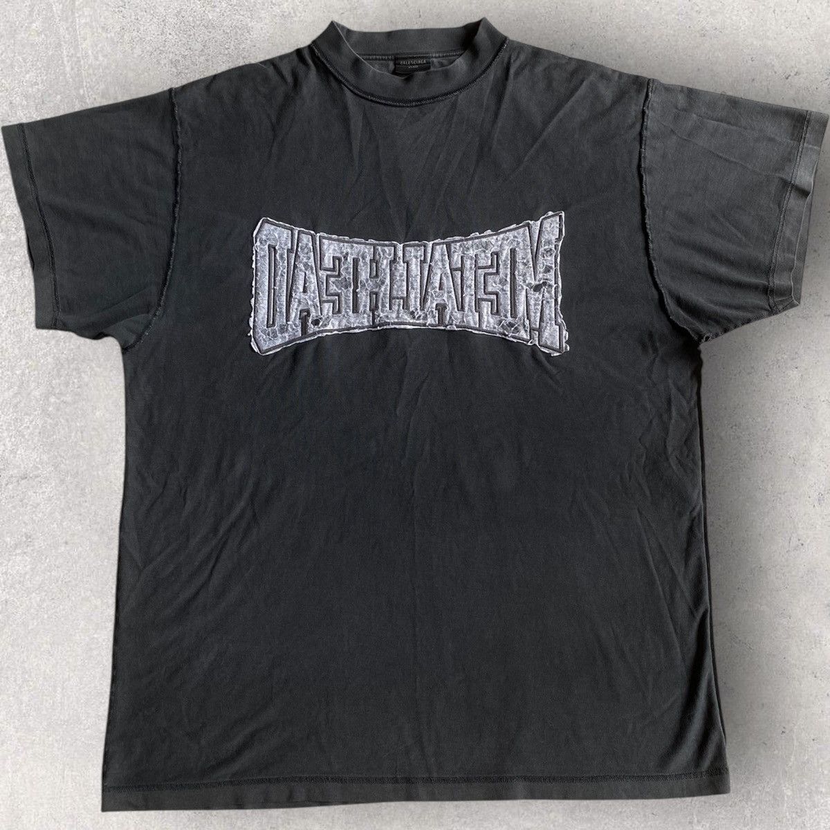 Balenciaga Metal Head Inside Out Oversize T Shirt Size US L / EU 52-54 / 3 - 2 Thumbnail