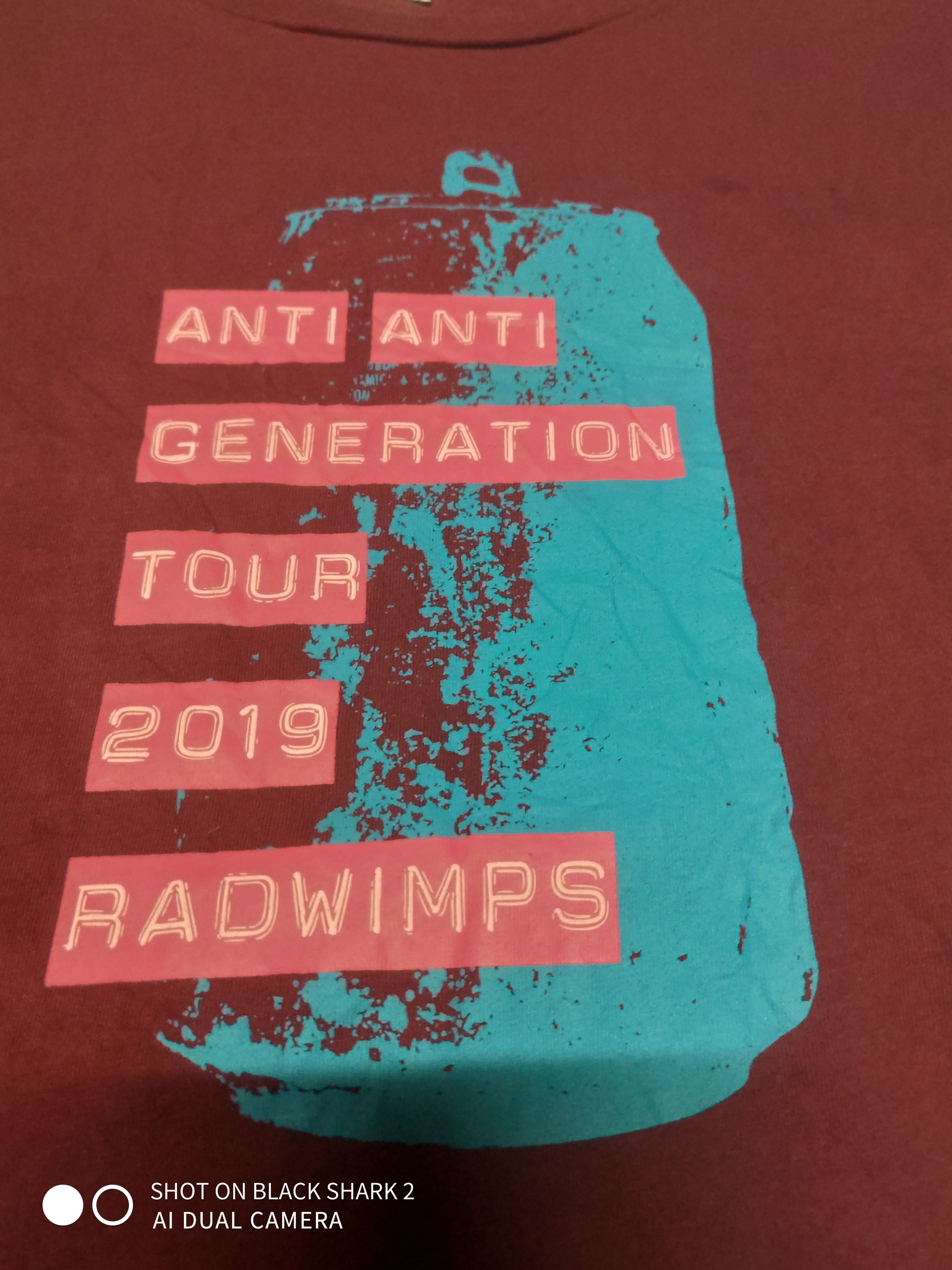Band Tees RADWIMPS(ANTI² GENERATION TOUR) Size US L / EU 52-54 / 3 - 1 Thumbnail