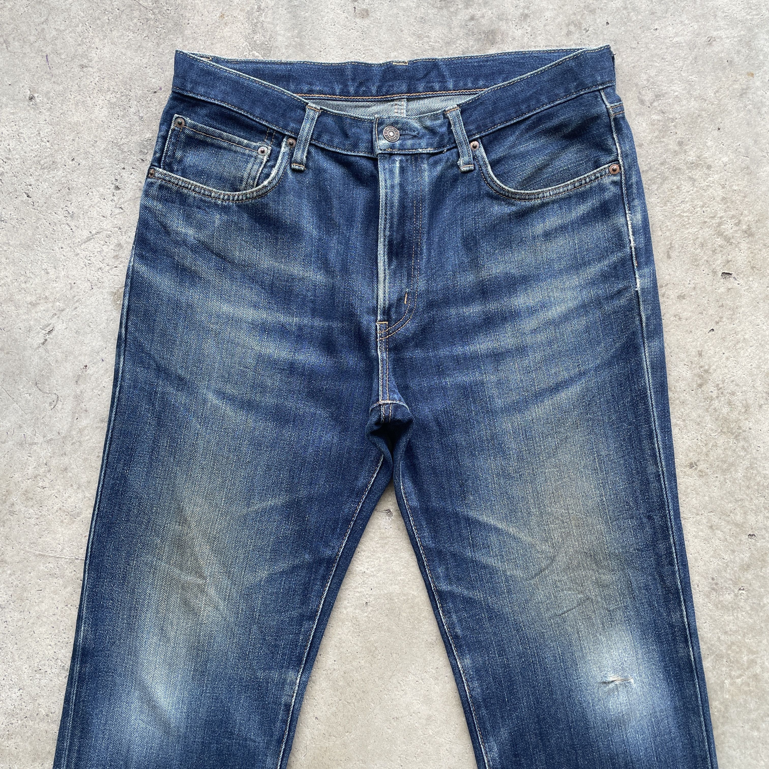 Edwin W34x25 Vintage Edwin 503 Jeans Faded Denim Pants Size US 34 / EU 50 - 3 Thumbnail