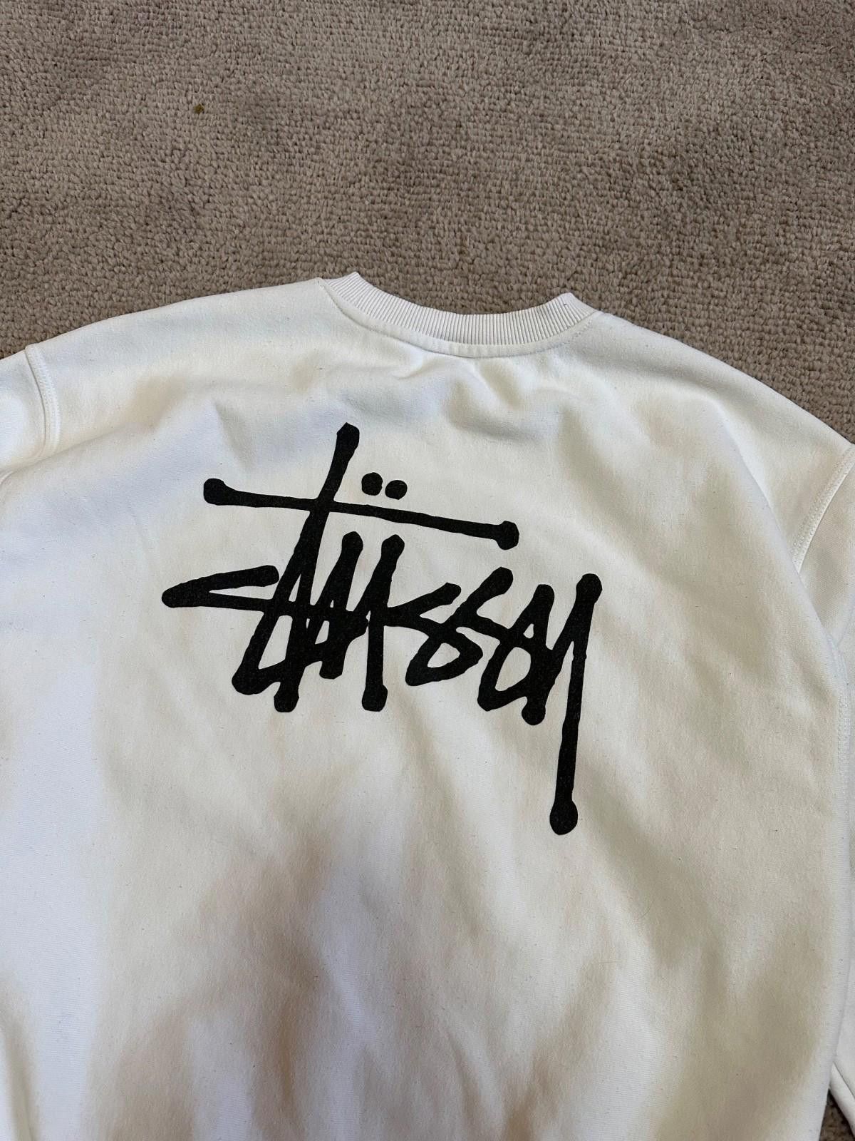 Stussy Stussy Basic Sweatshirt Big Logo Sz L Size US L / EU 52-54 / 3 - 9 Thumbnail