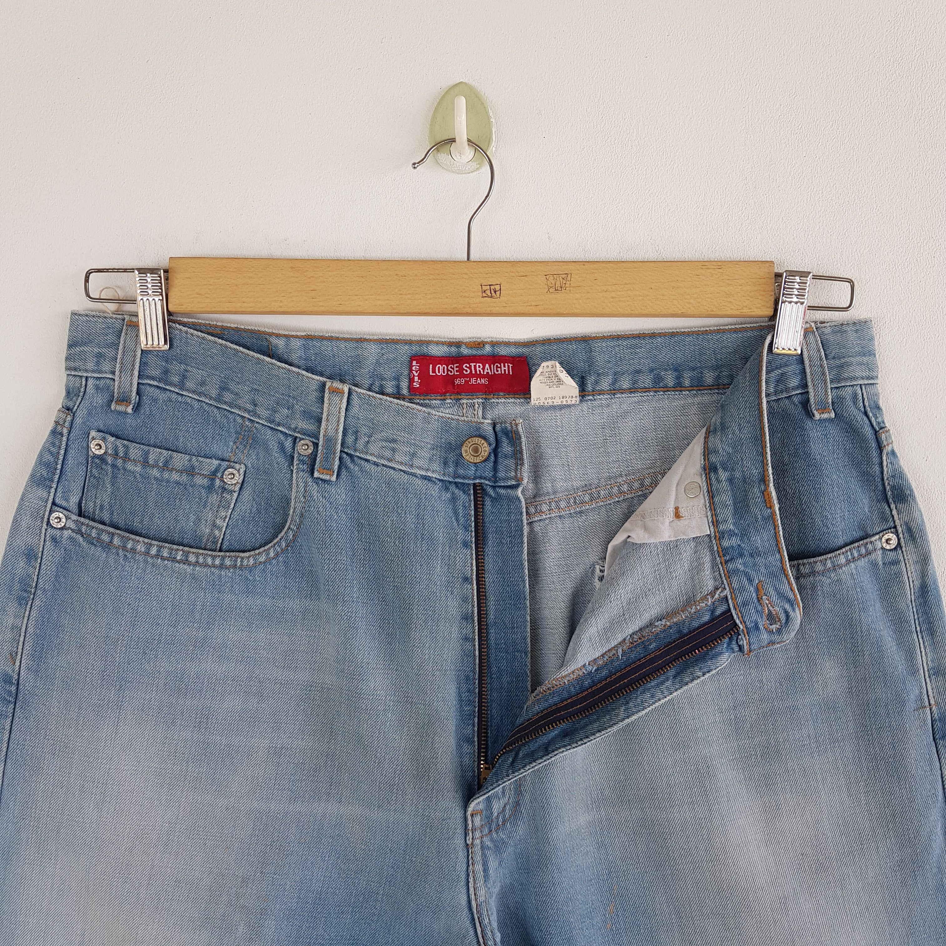Levi's Levis Released Hem Baggy Jeans Levi's Light Wash Denim Size US 36 / EU 52 - 5 Thumbnail