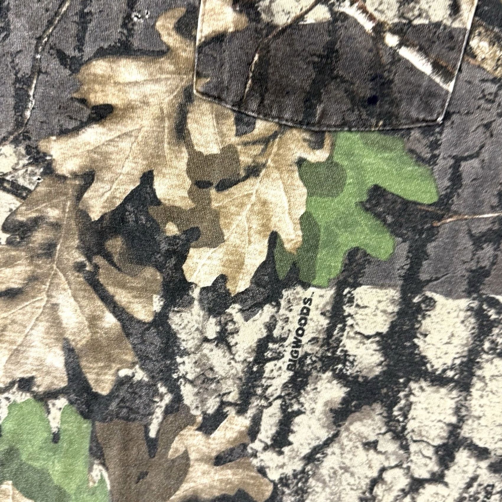 Jerzees VINTAGE Jerzees Shirt Mens 2XL Camouflage Outdoors 90s Hunting USA Brown Cotton Blend Knit Crew Neck Long Sleeve Pockets All Seasons Logo 1990s Size US XXL / EU 58 / 5 - 7 Thumbnail