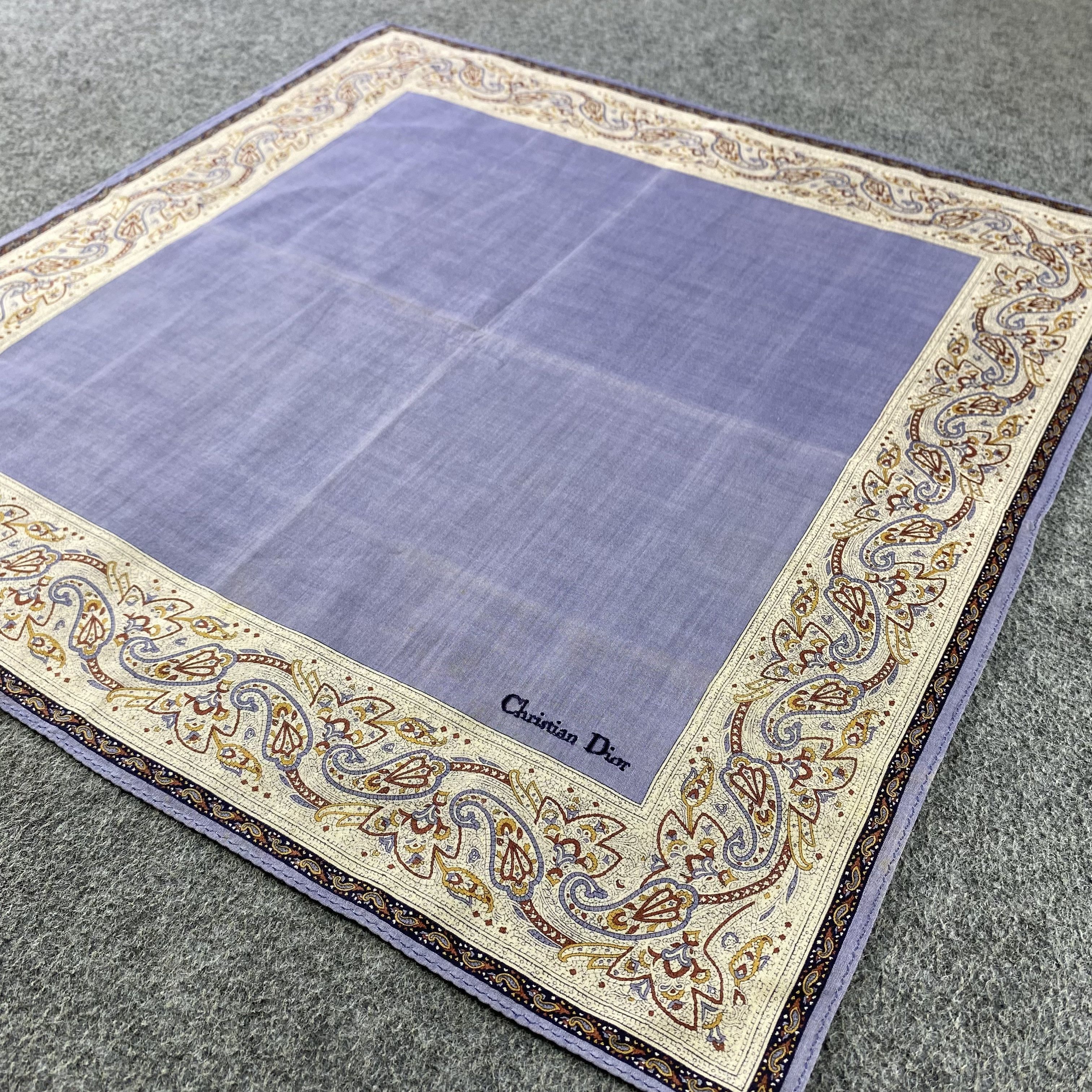 Christian Dior Monsieur Christian Dior Handkerchief/Neckerchief/Bandana HC510 Size ONE SIZE - 2 Thumbnail