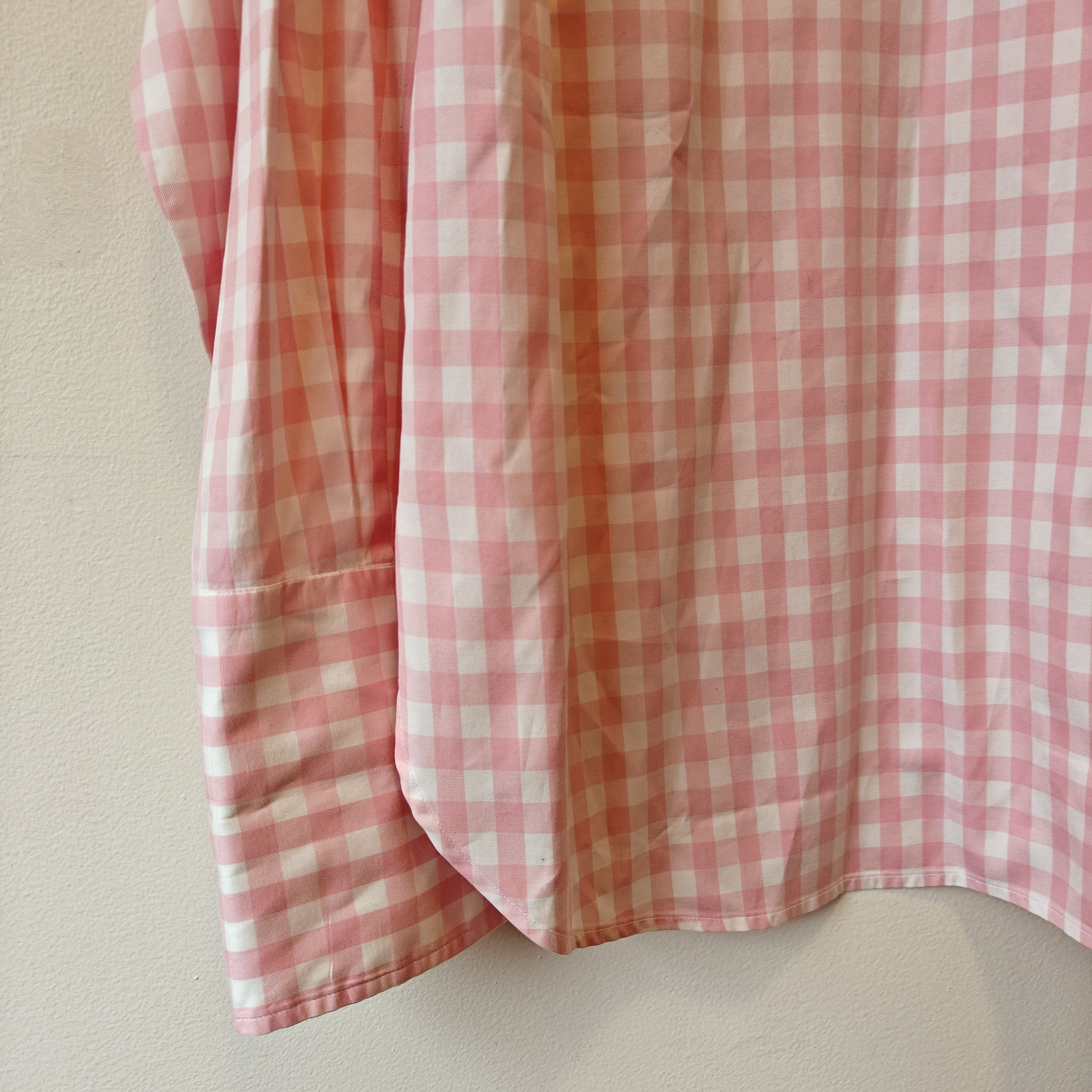 Drake's pink checkered dress shirt 16/41" drakes Size US M / EU 48-50 / 2 - 22 Thumbnail