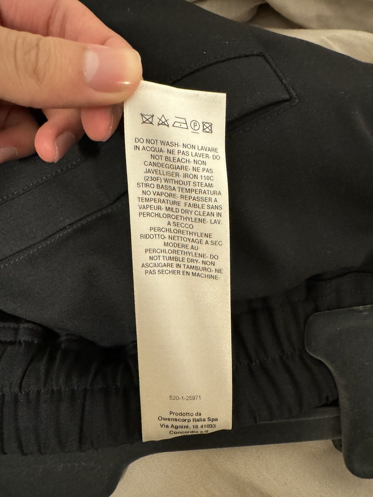 Rick Owen’s cargo bela