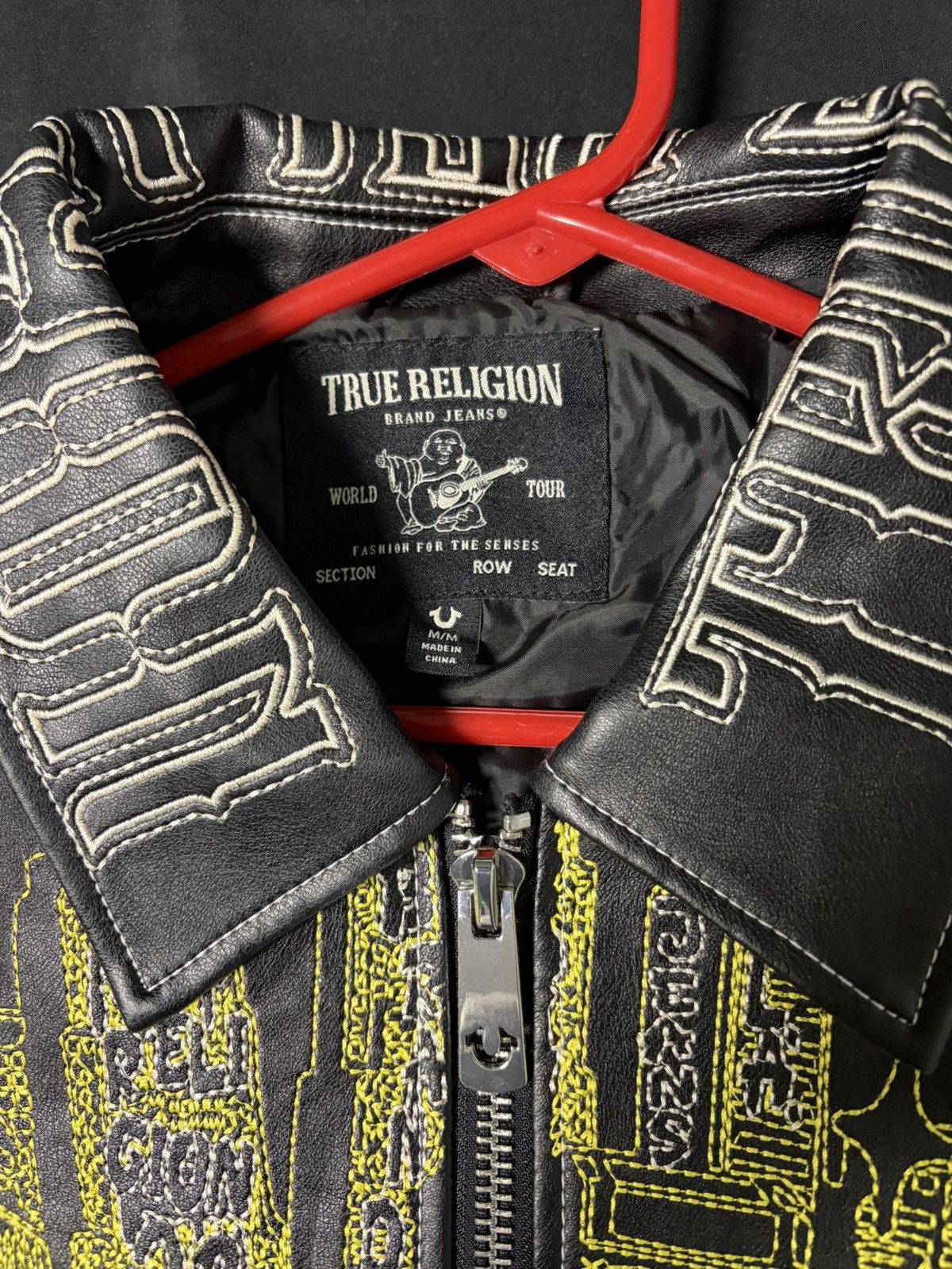 True Religion True Religion Embroidered leather jacket Size US S / EU 44-46 / 1 - 3 Thumbnail