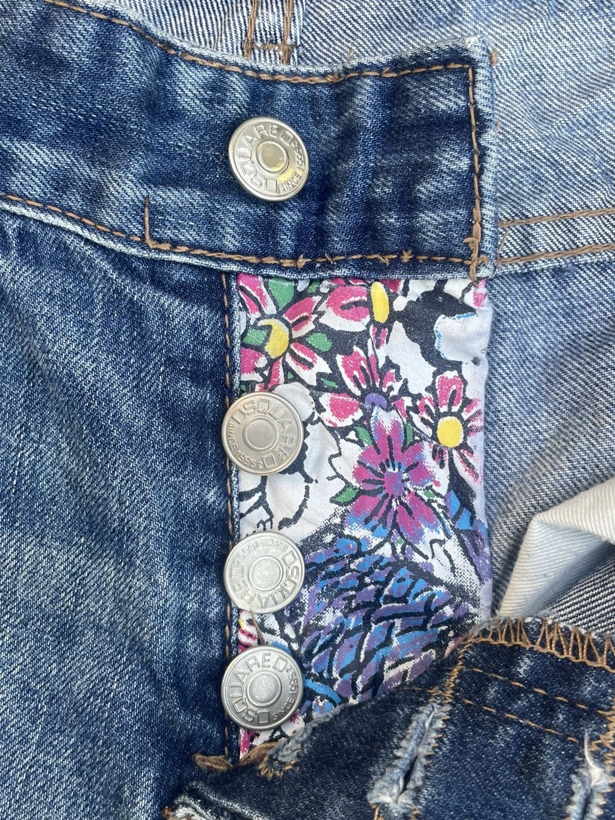 Designer × Dsquared2 Dsquared2 Distresed Denim Size US 33 - 25 Thumbnail