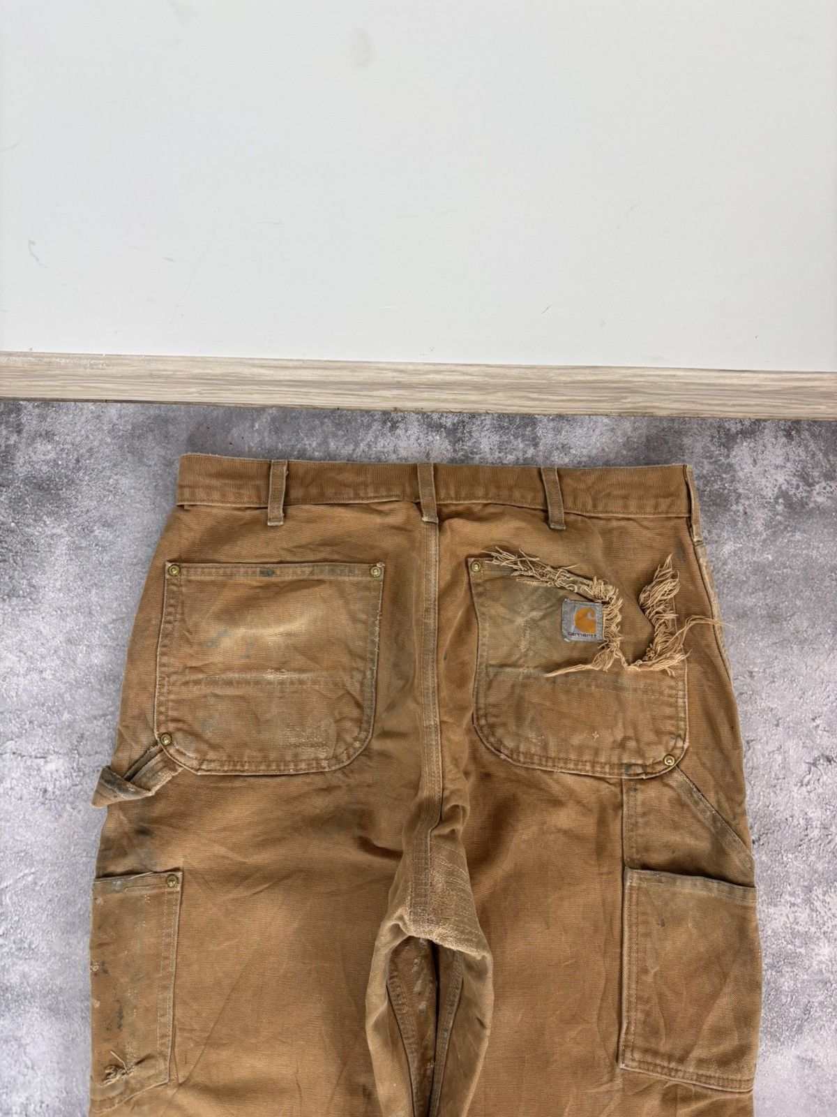 Carhartt Vintage Carhartt Double Knee Pants Jeans Loose Fit B01 BRN Size US 34 / EU 50 - 19 Thumbnail