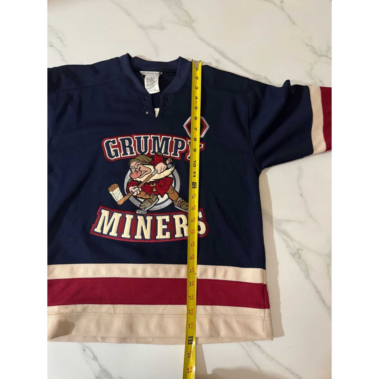 Disney Disneyland Resort Grumpy Miners Hockey Jersey Longsleeve Size US XXS / EU 40 - 8 Thumbnail