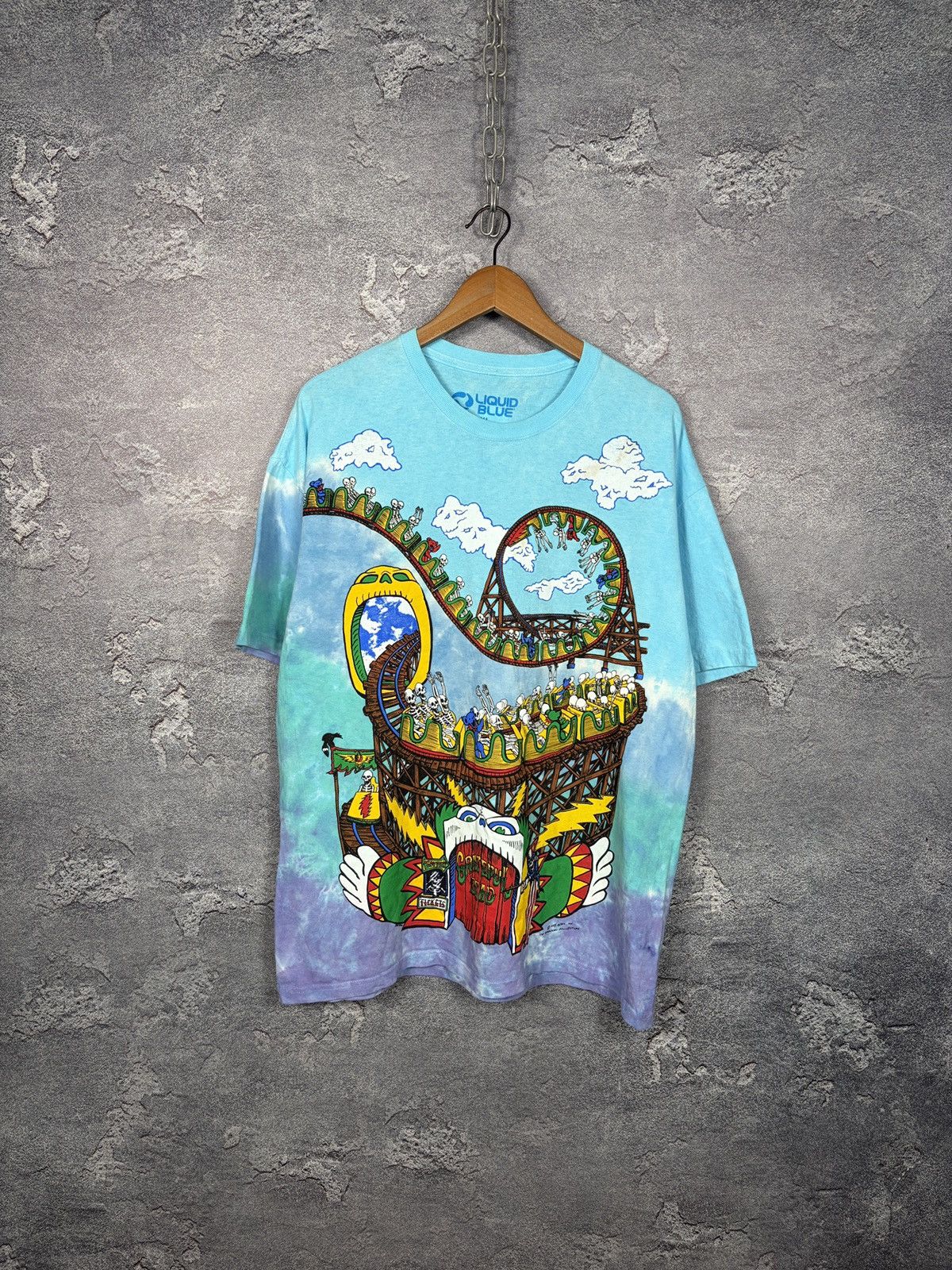 Liquid Blue Vintage Liquid Blue Grateful Dead Tie Dye T-shirt Size Xl Size US XL / EU 56 / 4 - 1 Thumbnail